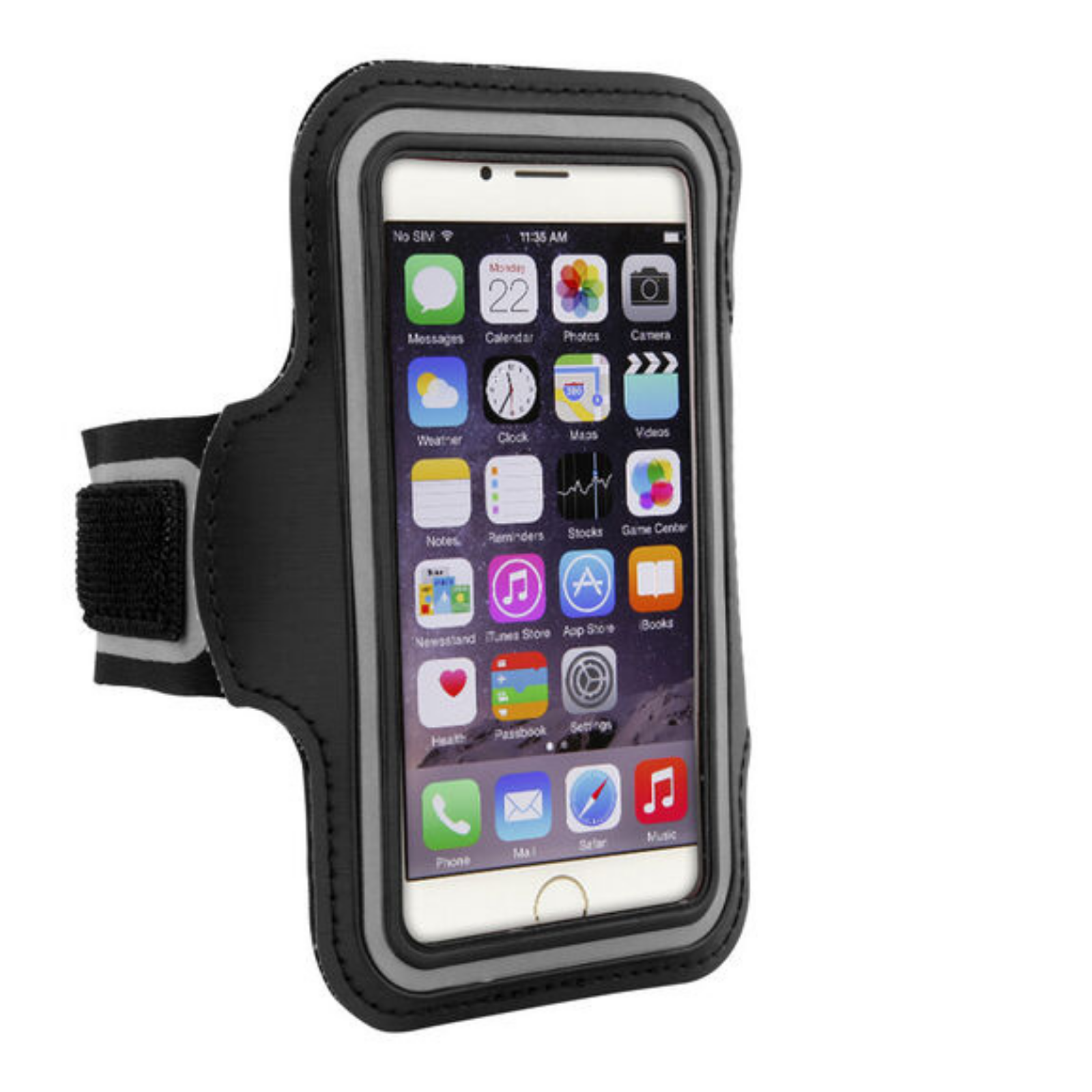 Apple Armband Case for iPhone 15 plus Sports Gym Running Exercise Black
