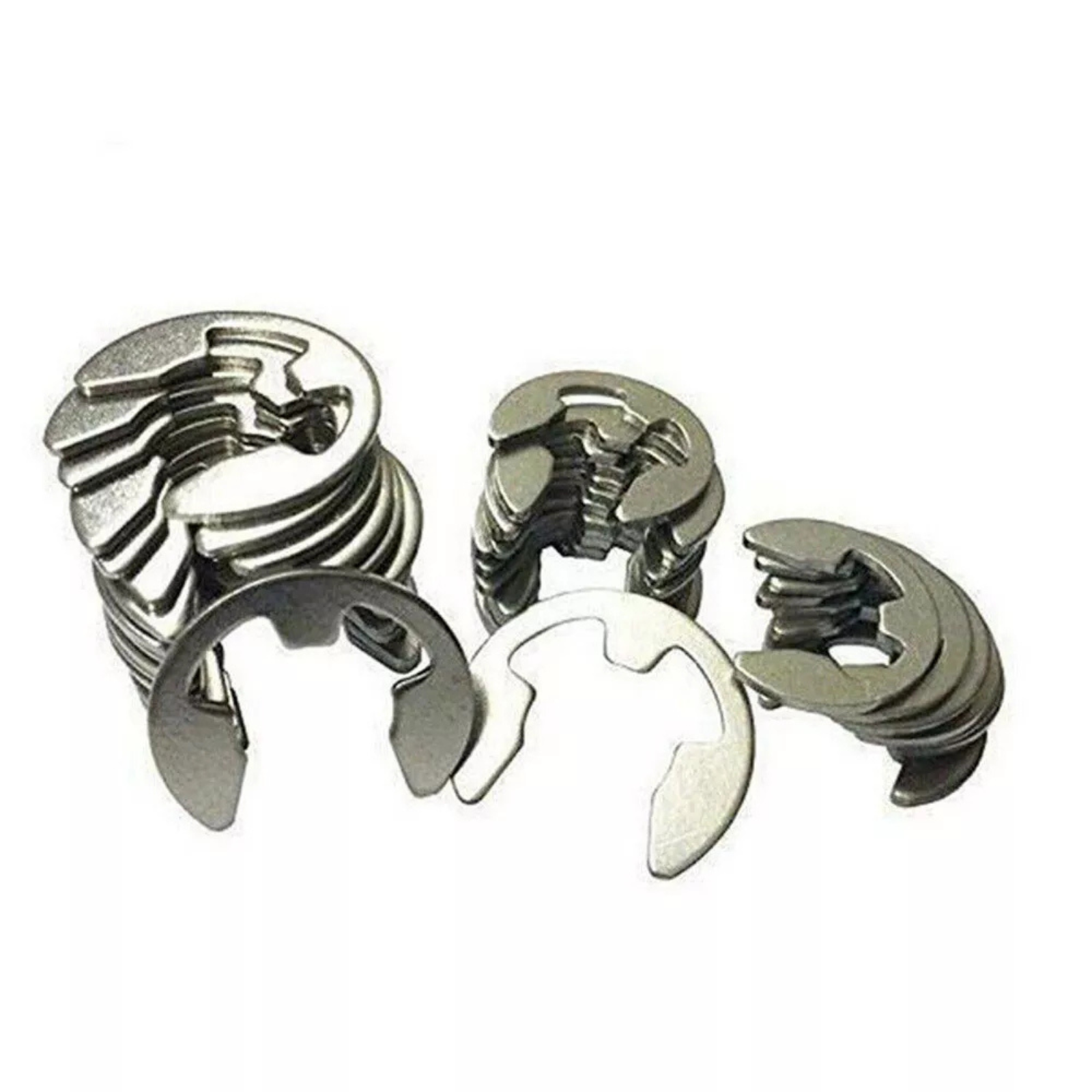 Ring Assorted 1.5 - 10mm C Circlip Kit Retaining 200X Stainless Steel E Clips