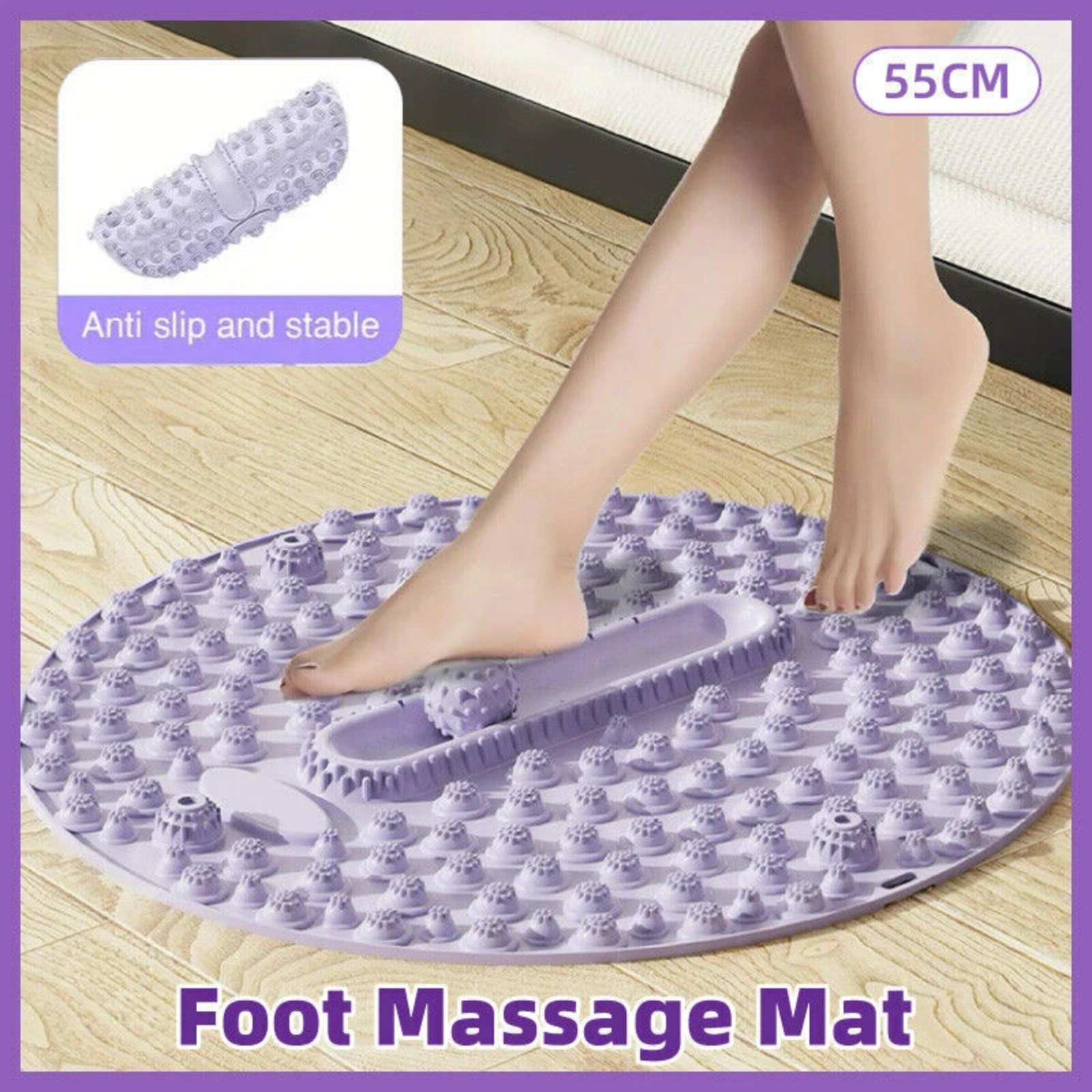 Relaxation Pain Relief and Comfort Shiatsu Foot Massage Cushion Footboard