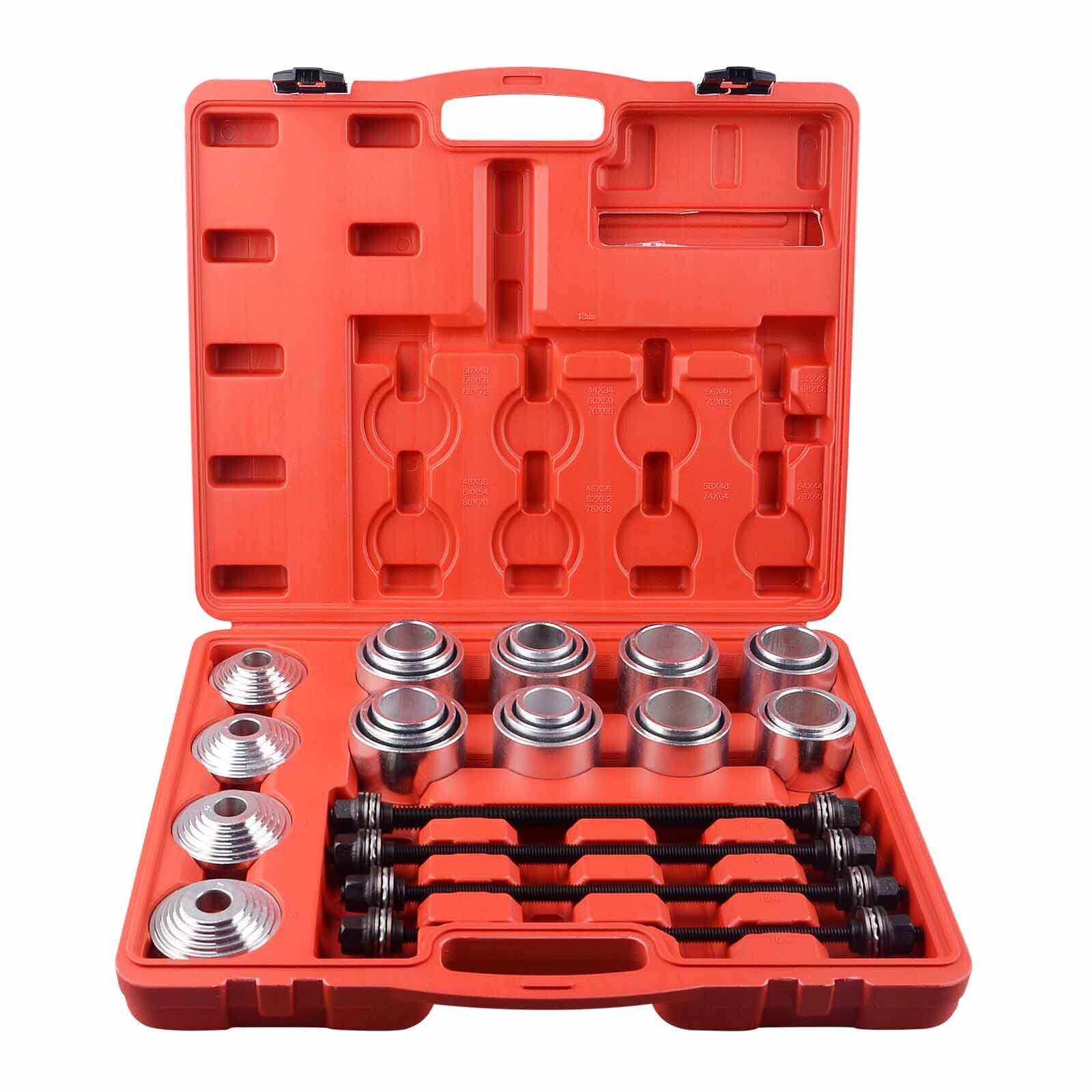 Bush Bearing Removal Installation Repair Tool Set 28Pcs Press & Pull Sleeve Kit