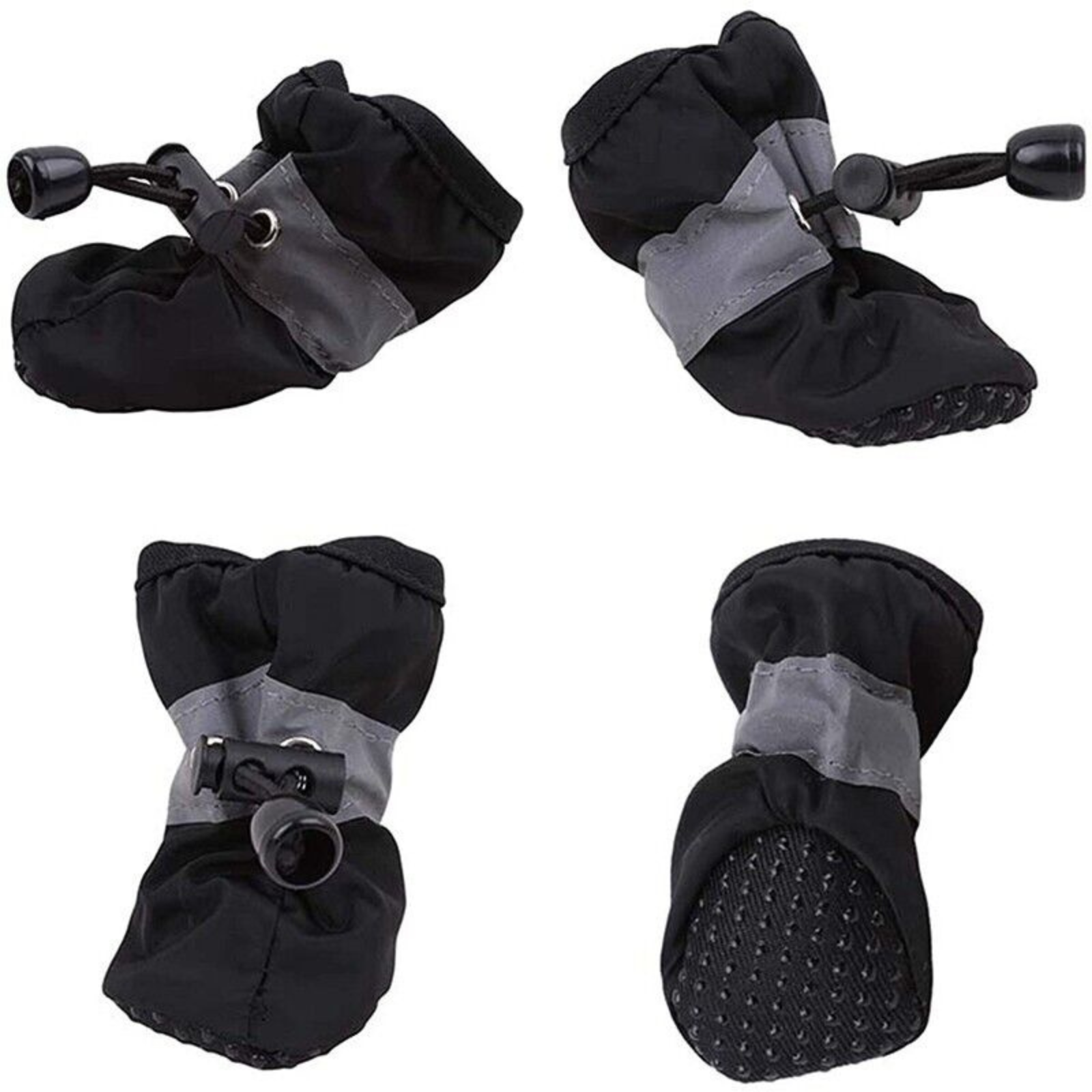 Waterproof Soft Padded 4x Cotton Dog Socks No Slip Dog Pet Shoes Boots Large