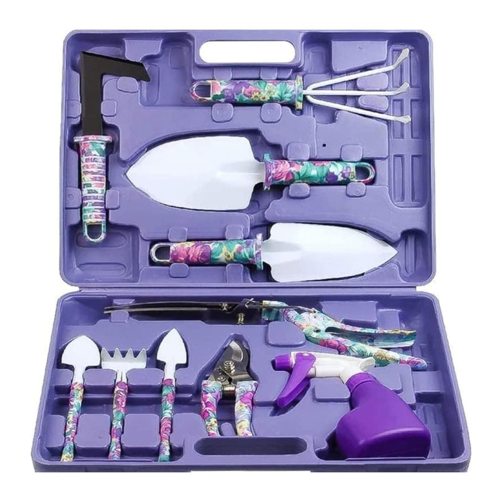 10pcs Gardening Lovers Gardening Tool Set Shovel Harrow Potted Flower