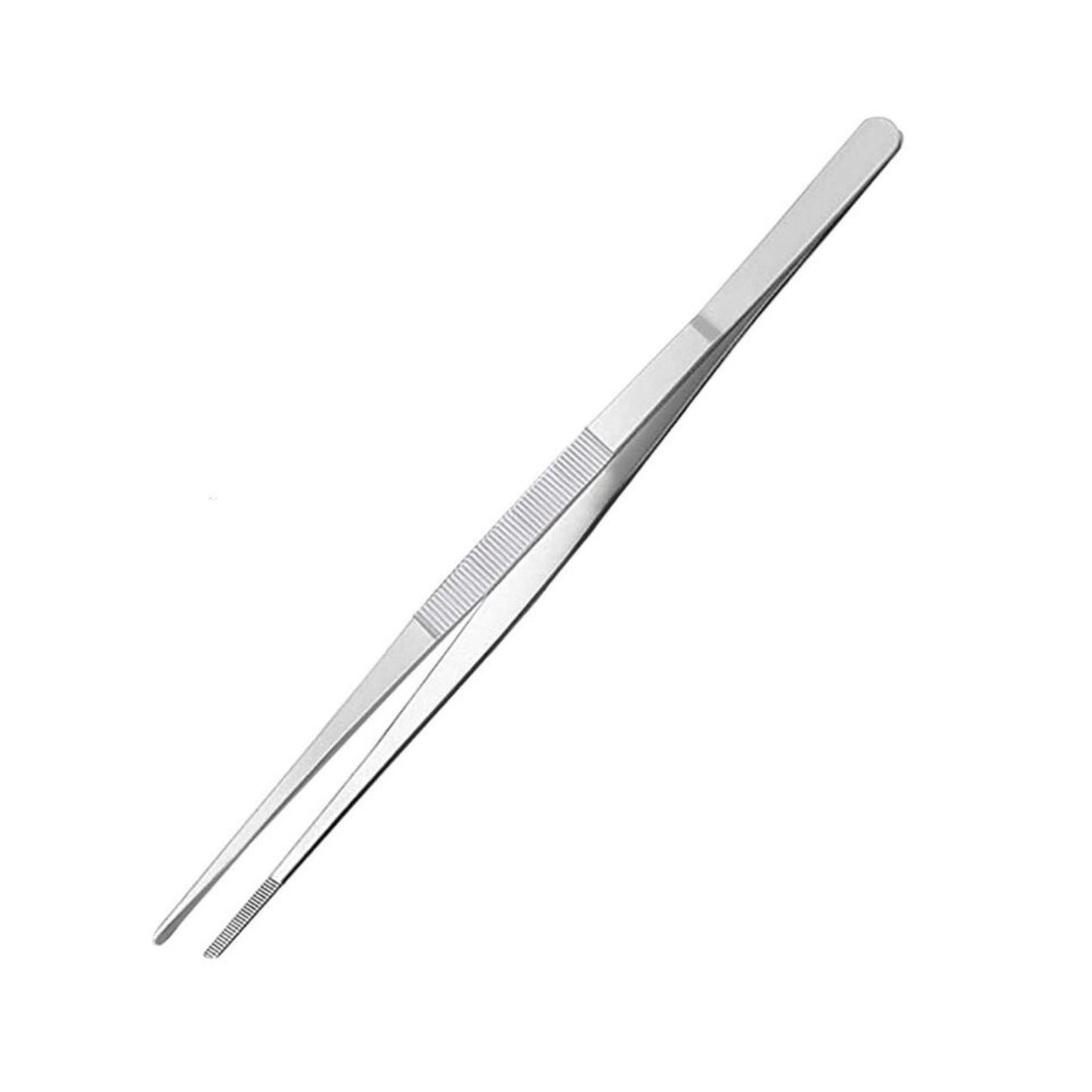 Stainless Steel Tweezers Home Kitchen BBQ Tool 20cm Long Food Barbecue Tongs
