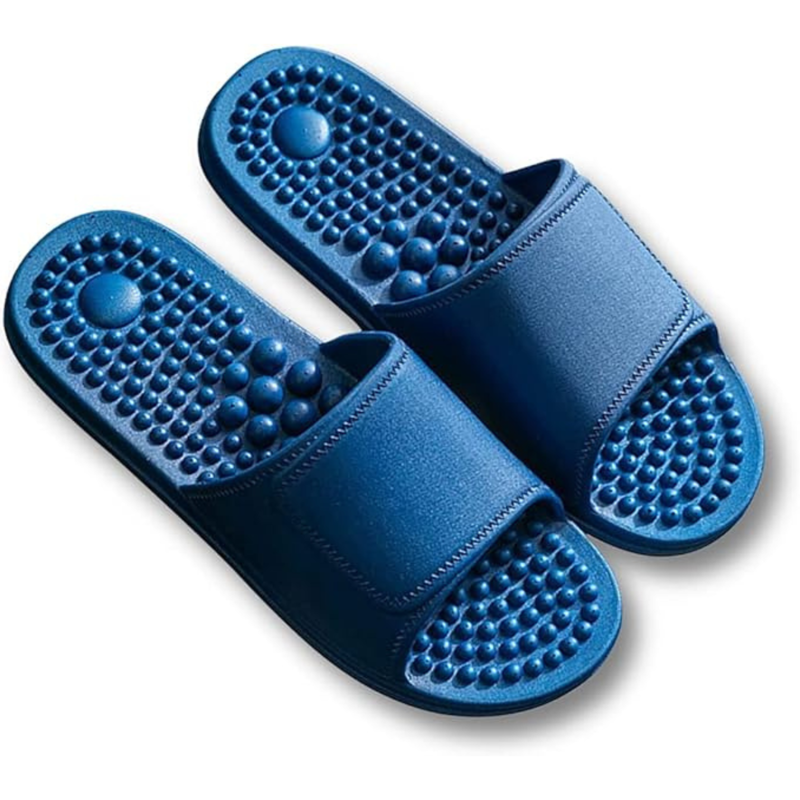 Therapy Shoes Feet Massage Slippers Sandals Acupressure Reflexology Navy Blue