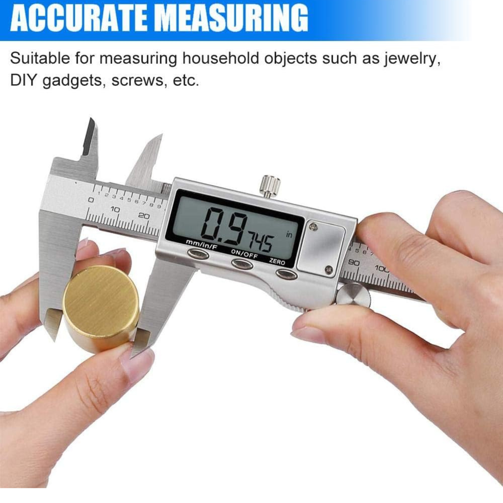 Digital LCD Micrometer New 150mm Stainless Steel Electronic Vernier Caliper
