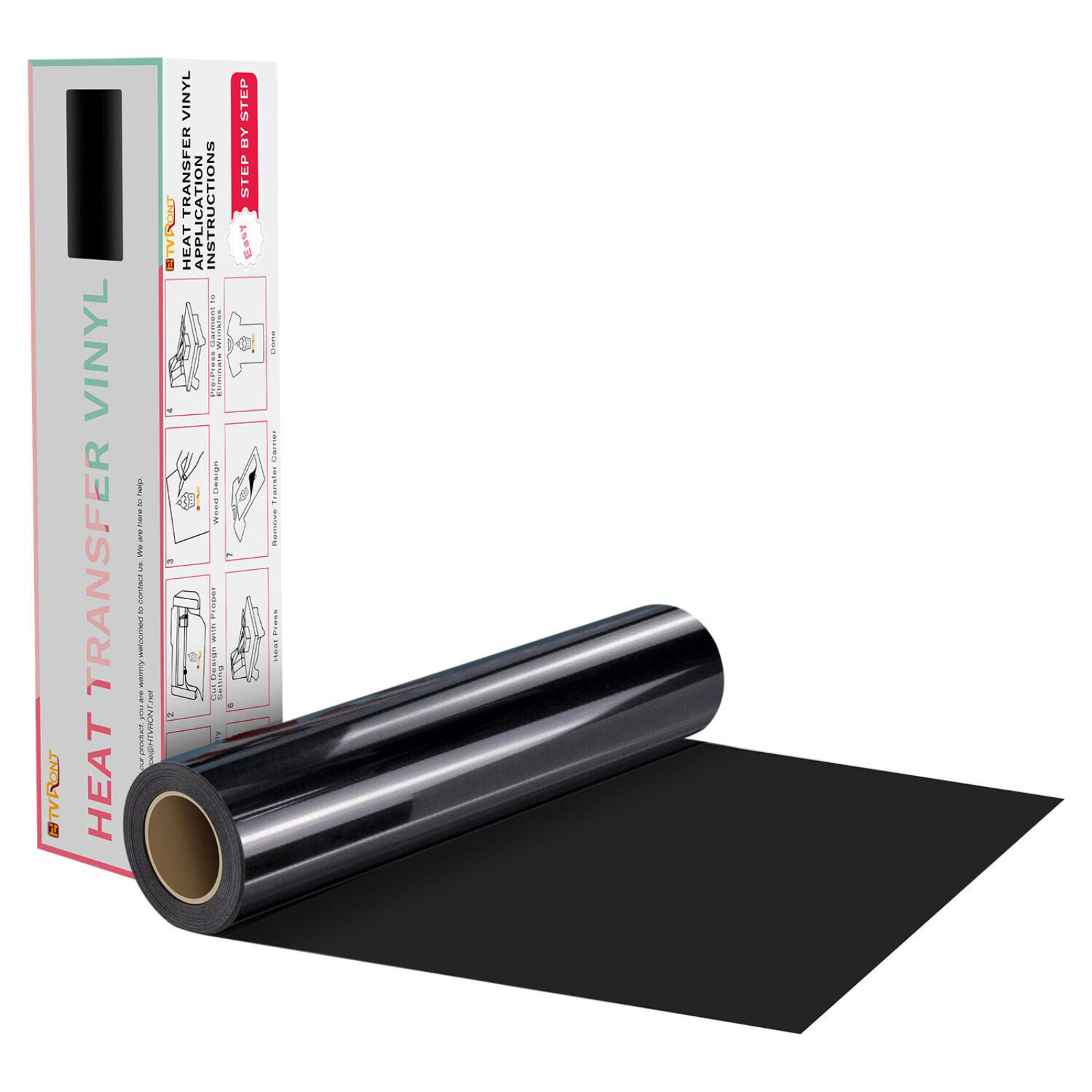 Heat Transfer Vinyl Roll Iron On Heat Press Shirts HTVRONT HTV