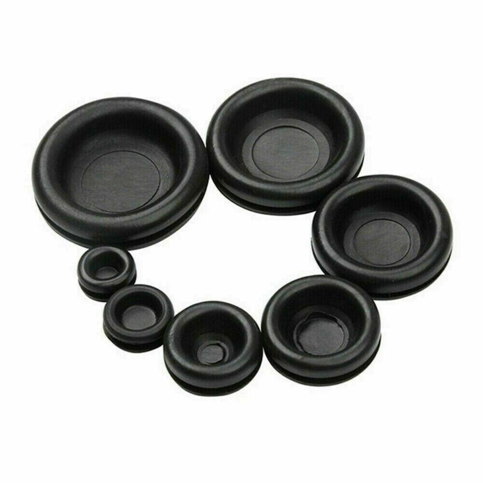 Grommet Assortment Set 7 Popular Sizes Auto Rubber Fastener Blanking Kit