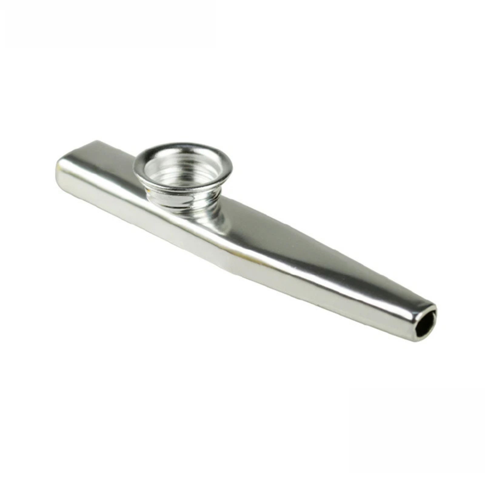 Diaphragm Mouth Flute Harmonica Party Kazoo Ukulele Guitar Partner Flute Silver