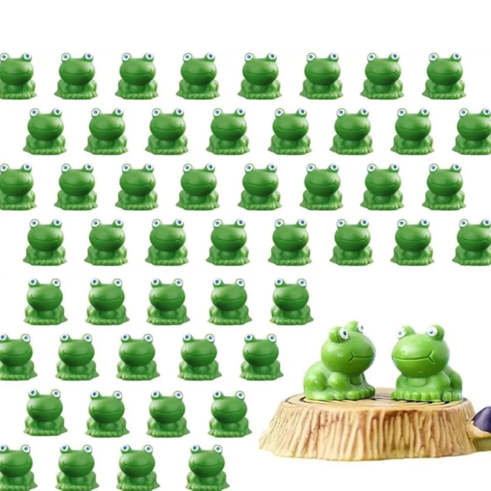 Figurines Miniature Ornaments Mini Frog Fairy Garden Decoration Resin 50x
