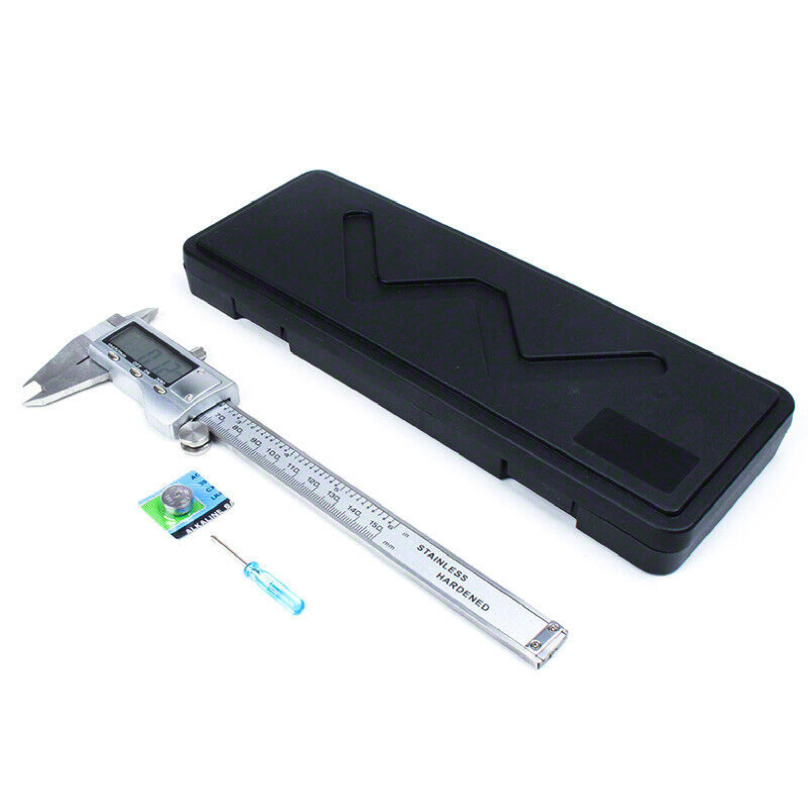 Digital LCD Micrometer New 150mm Stainless Steel Electronic Vernier Caliper