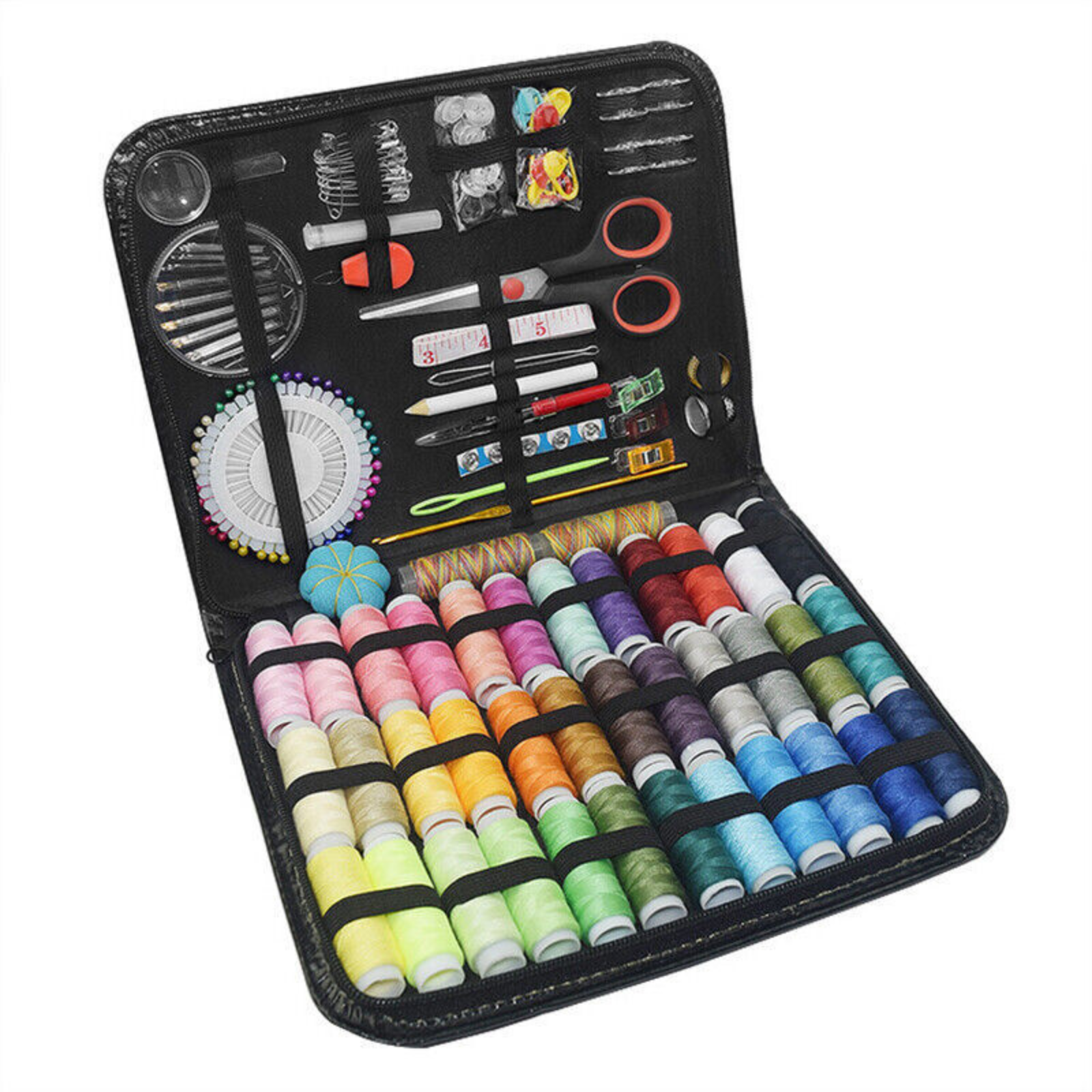 Portable Mini Premium Sewing Kit 183Pcs Travel Home Beginner Emergency