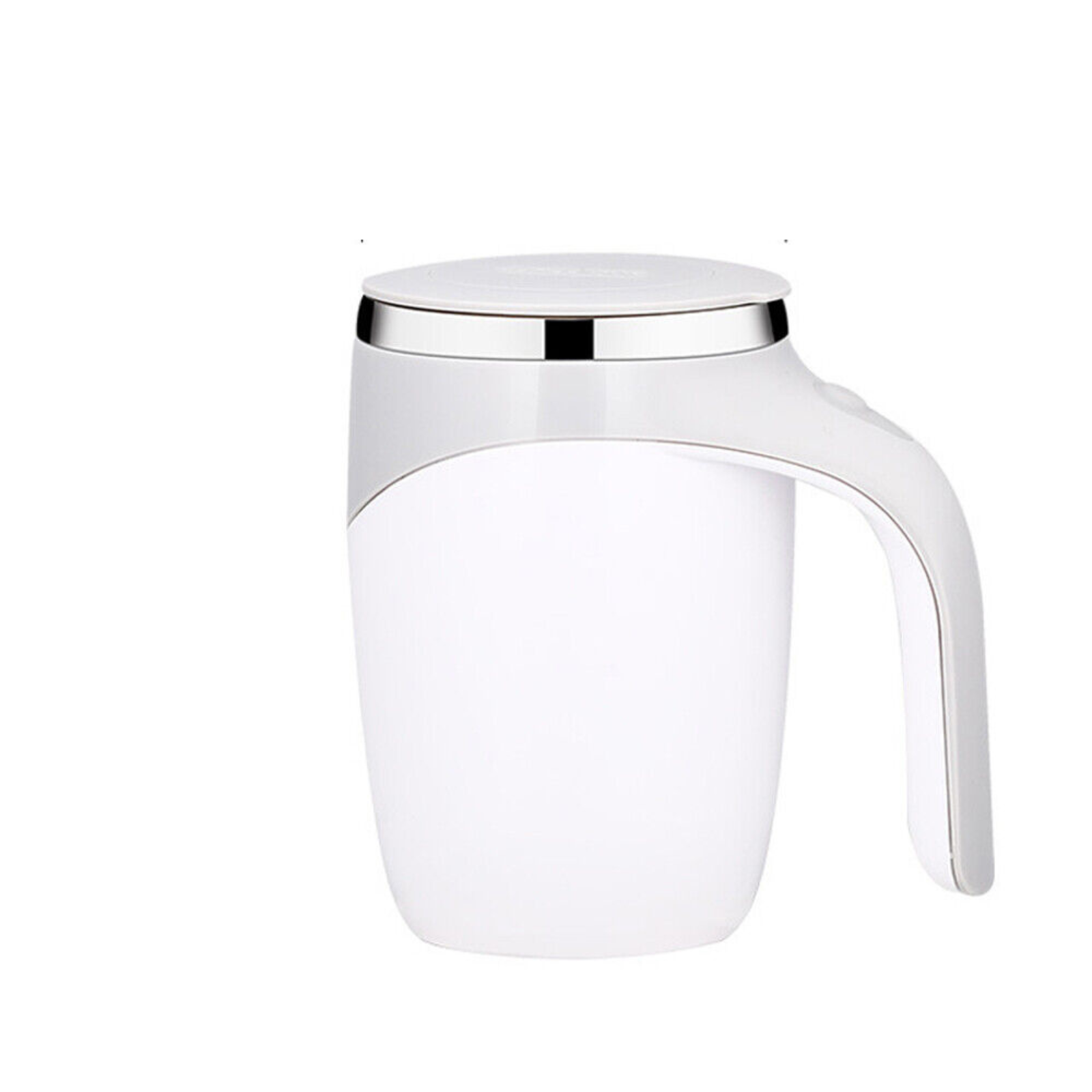 Automatic Electric Coffee Milk Tea Self Stirring Mug Auto Mixing Stir Cup White