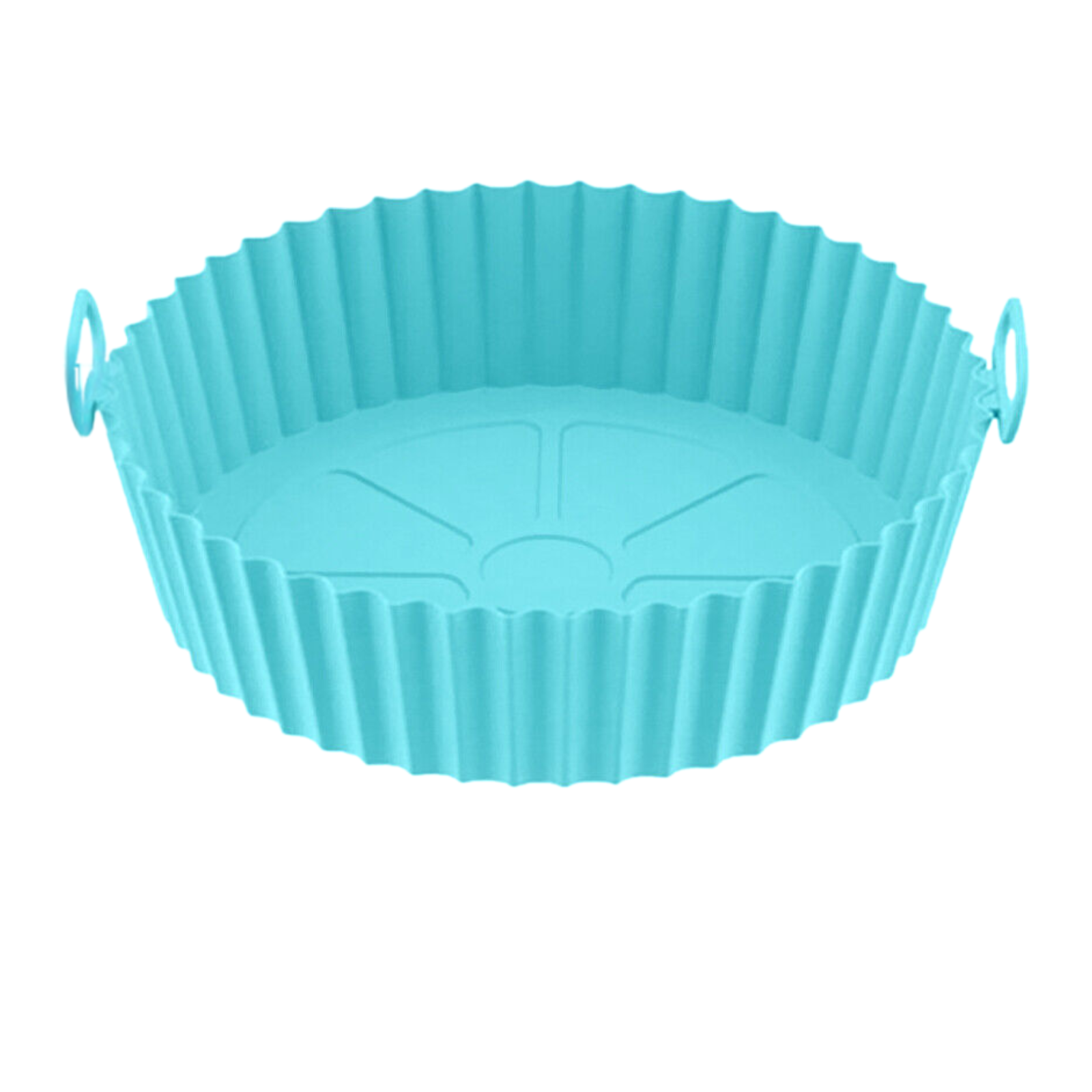 Non-stick Reusable Air Fryer Silicone Pot Air Fryer Basket Liner Green