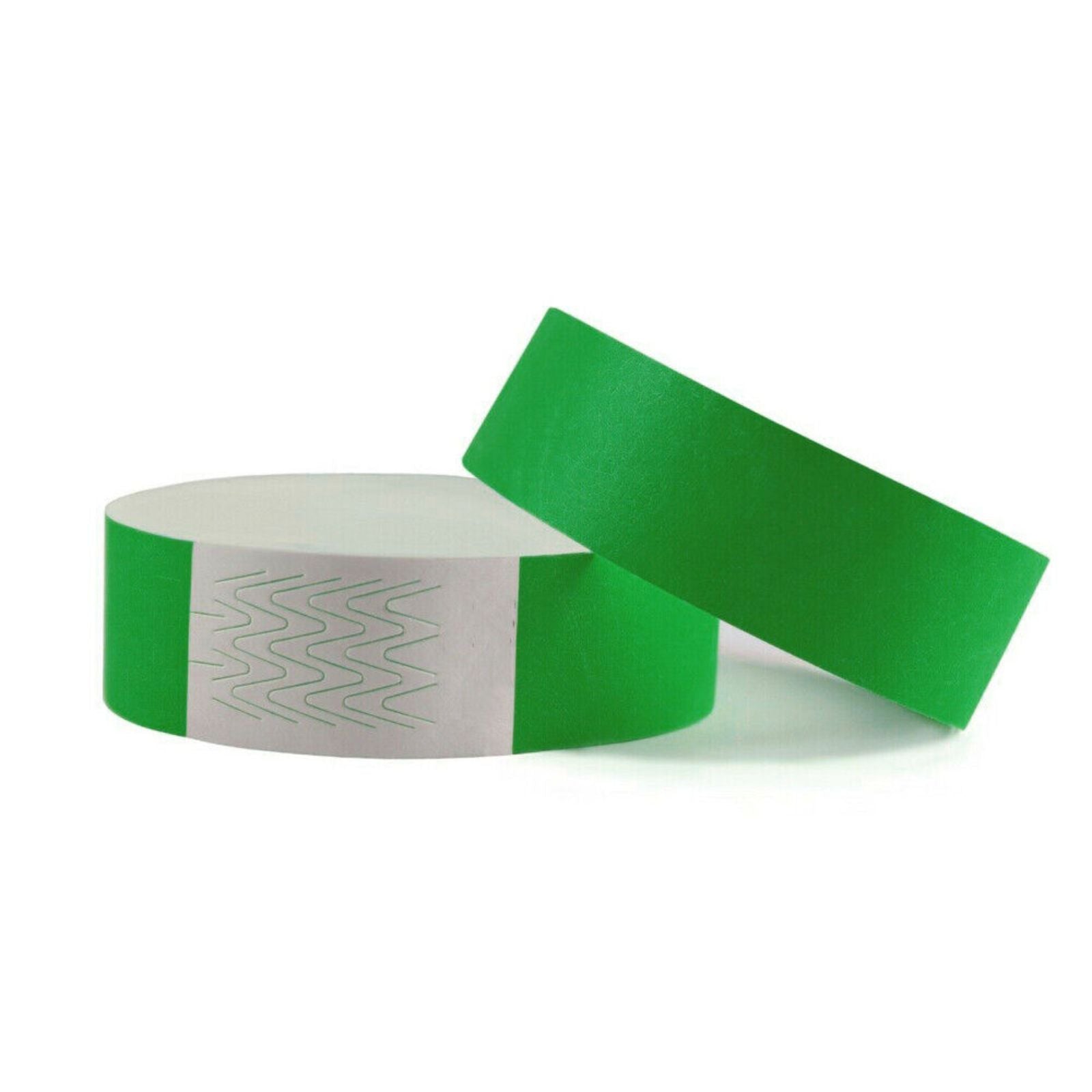 100pcs Paper Tyvek Green Wristbands Festival Party Security Event ID Club Bands