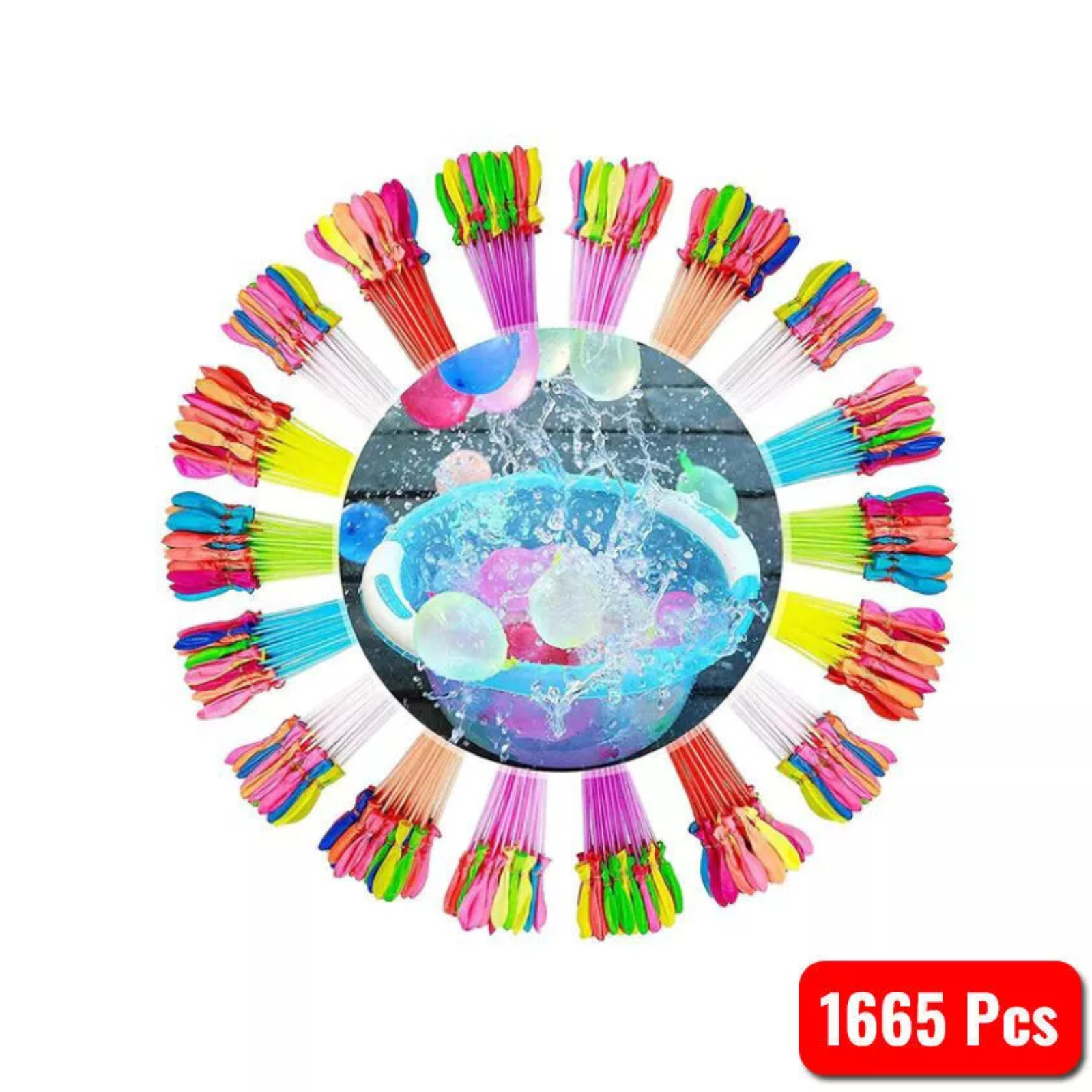 1665x Magic Beach Party Self Bunches Tying Water Balloons