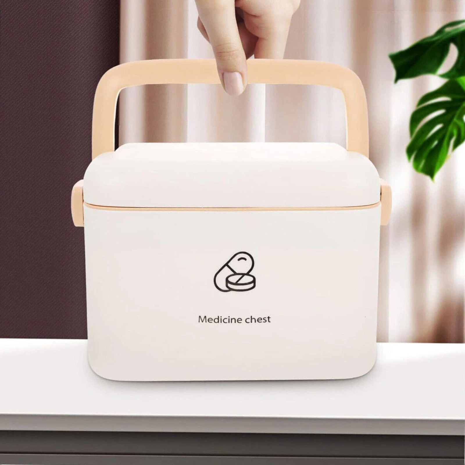 Household Organizer Medicine Cabinet for Storage Compact and Easy Access