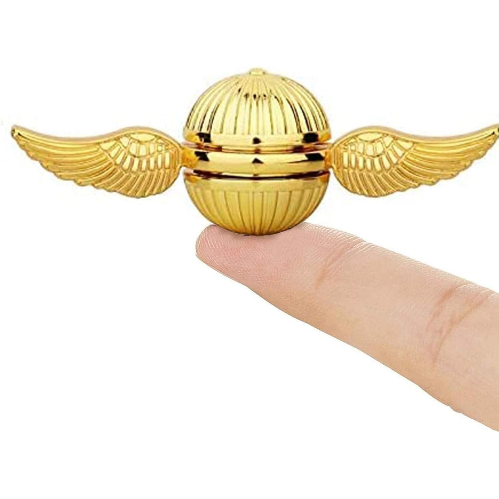 Harry Potter Quidditch Metal Steel Golden Snitch Fidget Spinner Stress Toy Kid