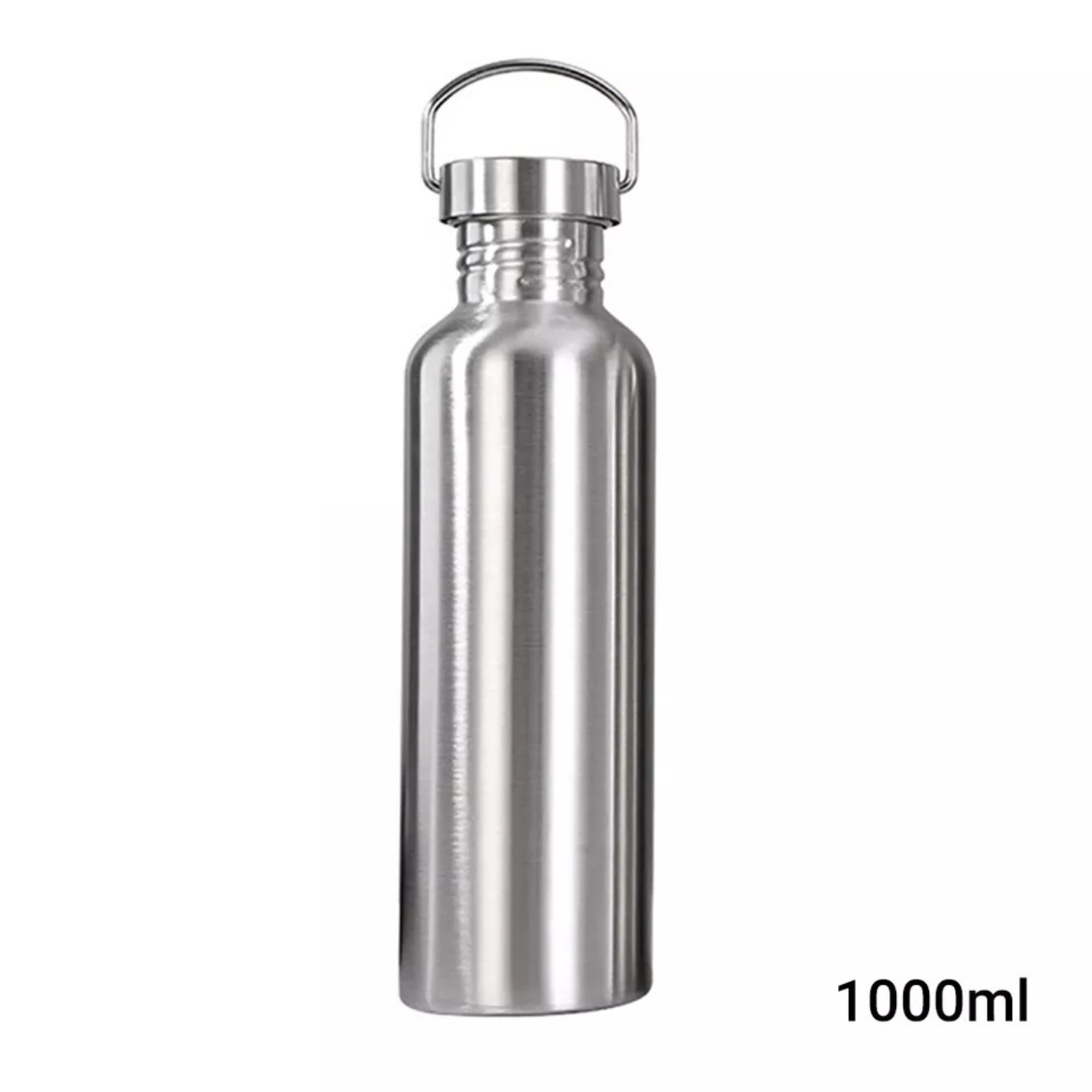 Motivational Sports Drink Cup Flask 1000ml Stainless Steel Water Bottle