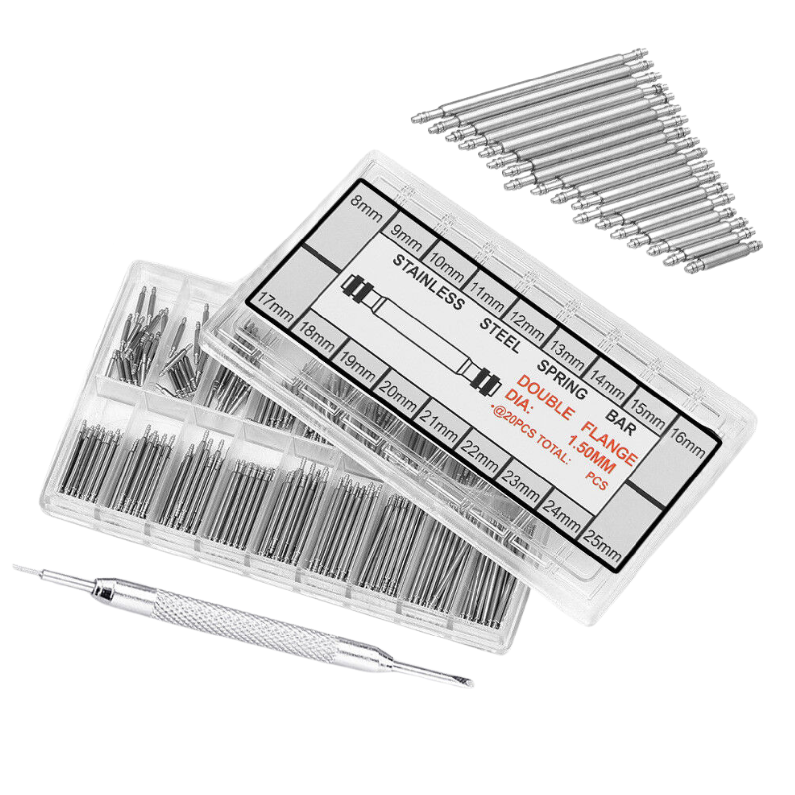 Wrist Watch Band Strap Repair Spring Bar Pins Watchmakers Tool Link Remover