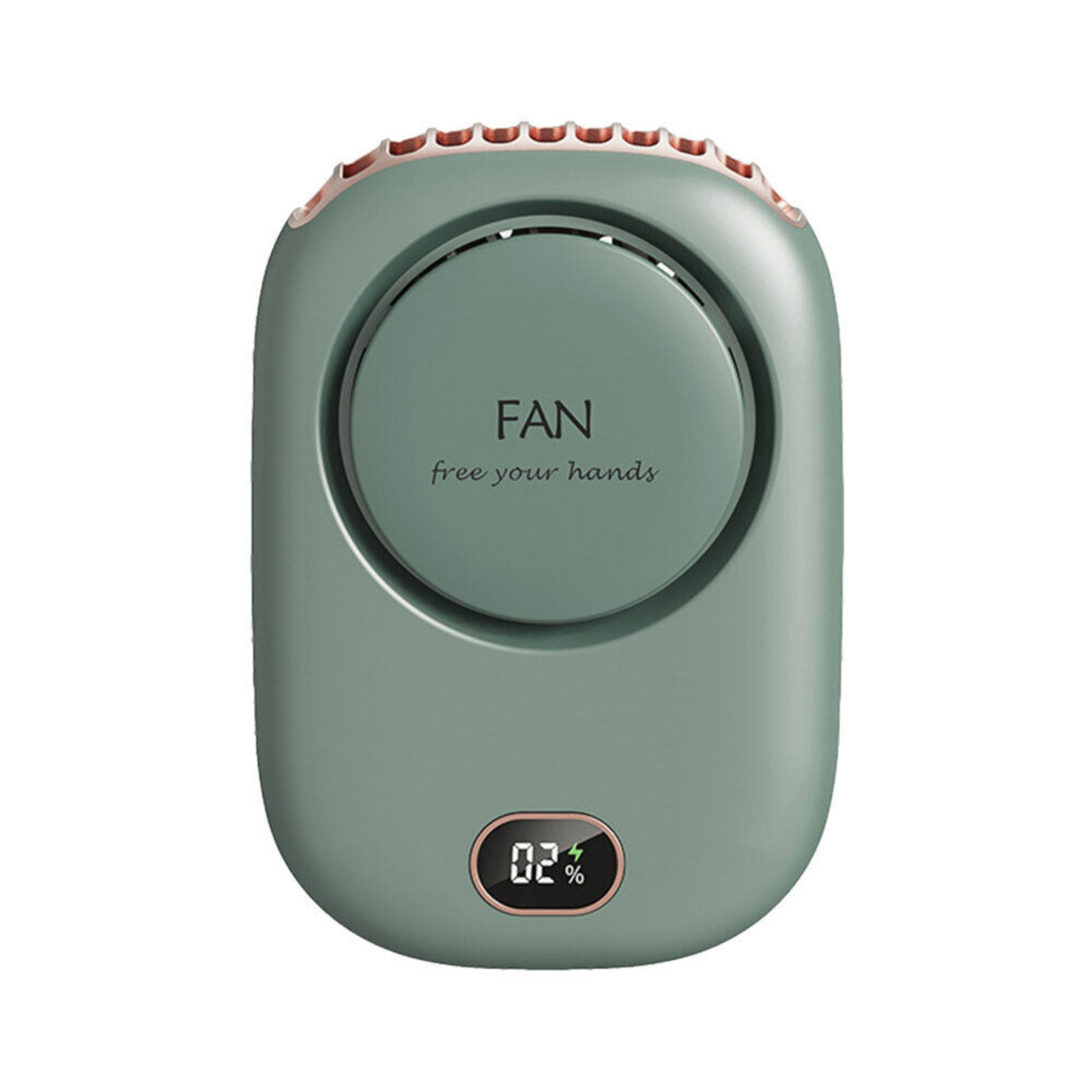 Rechargeable Desk Fan Portable Neck Fan USB Mini Cooling Travel Hanging Fan