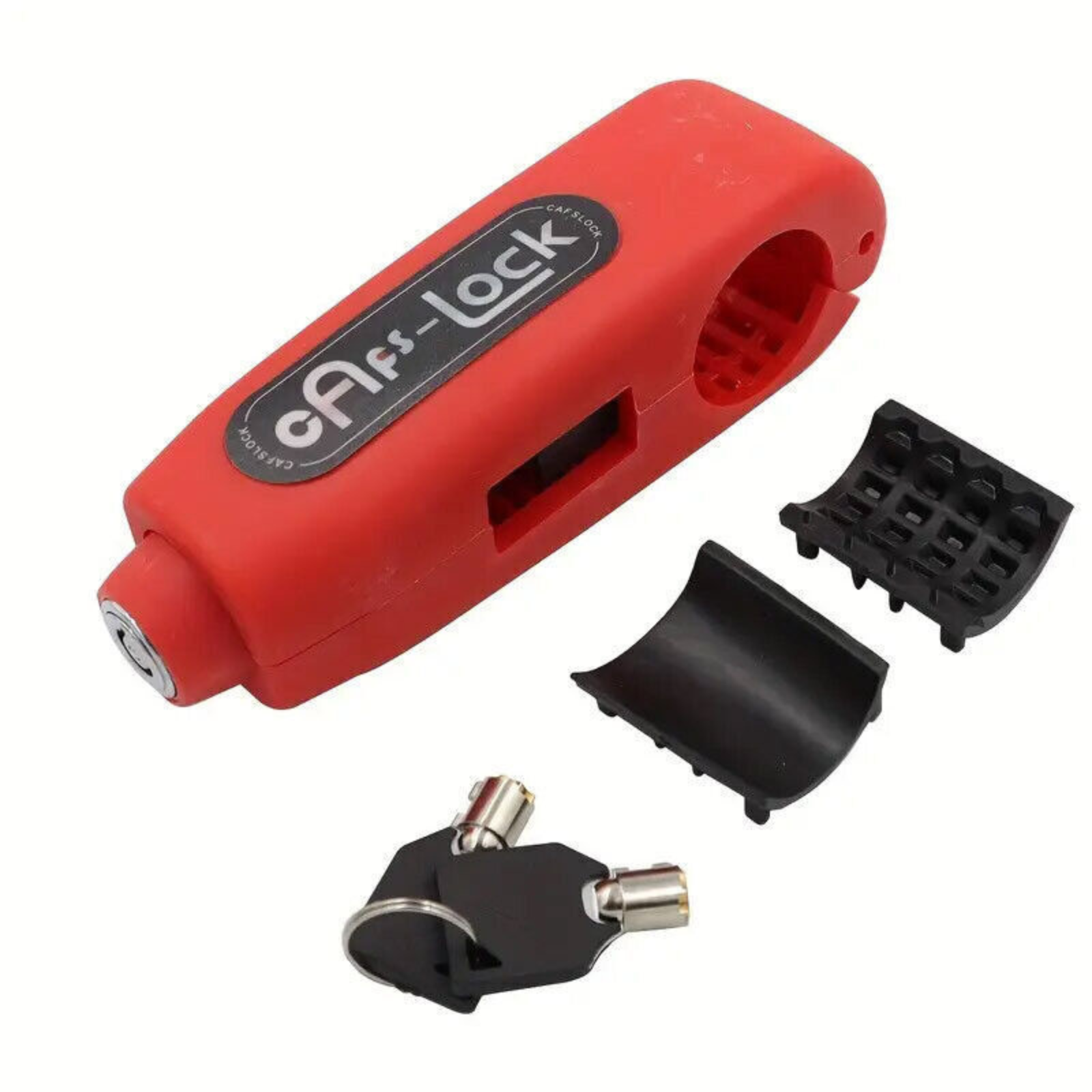 Scooter Anti Theft Security Red Motorcycle Clamp Handlebar Lock