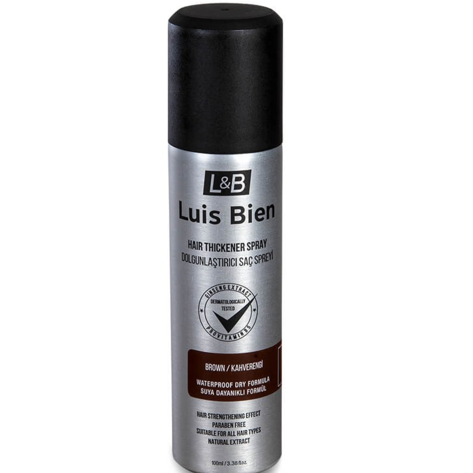 100ml Best All Types Hair Spray Thickener Luis Bien Hair Fiber Spray Brown