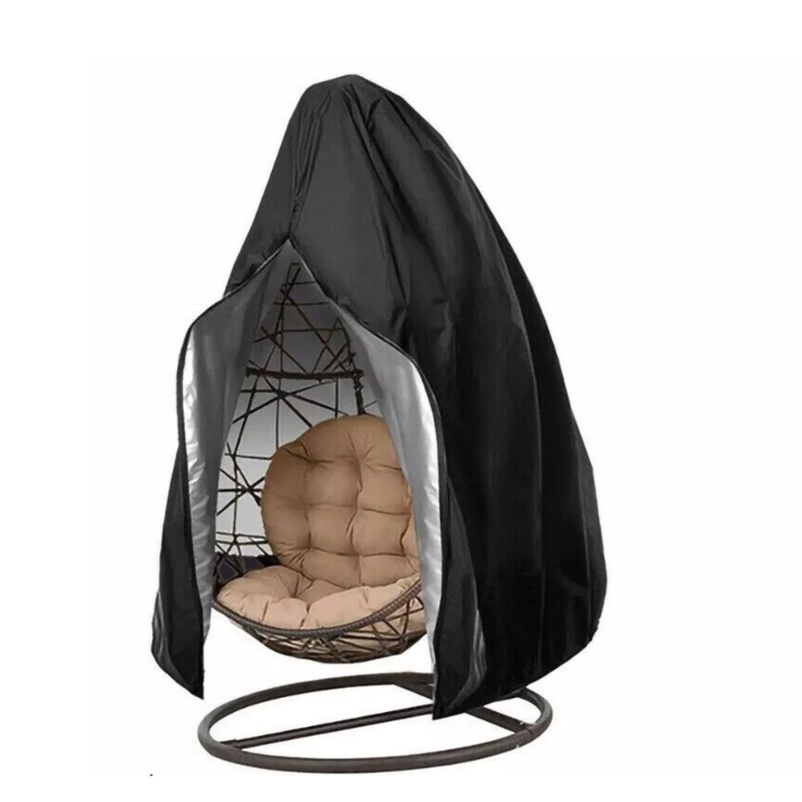 Rain Waterproof Dust Chair Cover Furniture Garden Rattan Hanging Swing Egg Chair