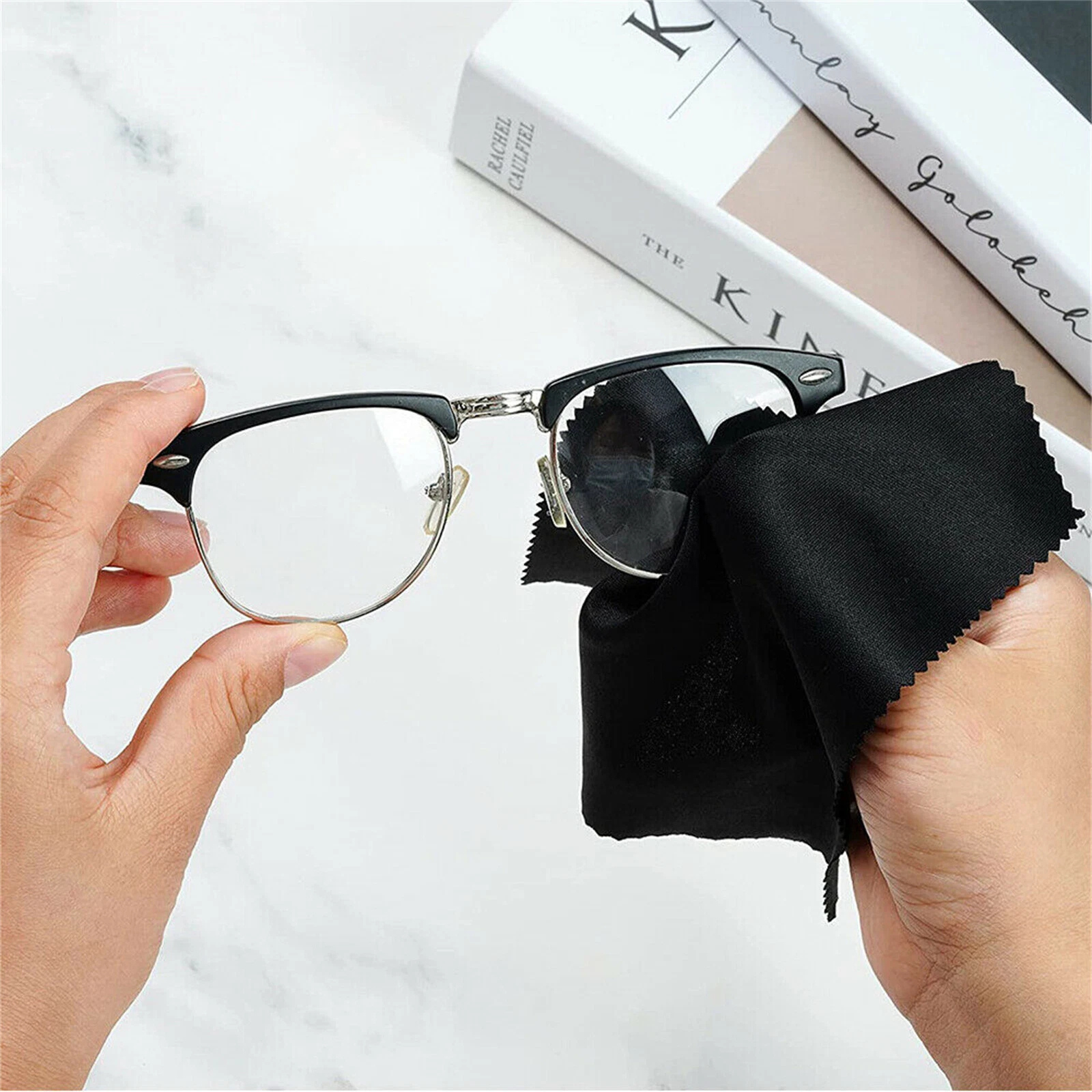 Microfiber Cleaning Cloth for Camera Lens Eyeglasses Phone Screen 20x