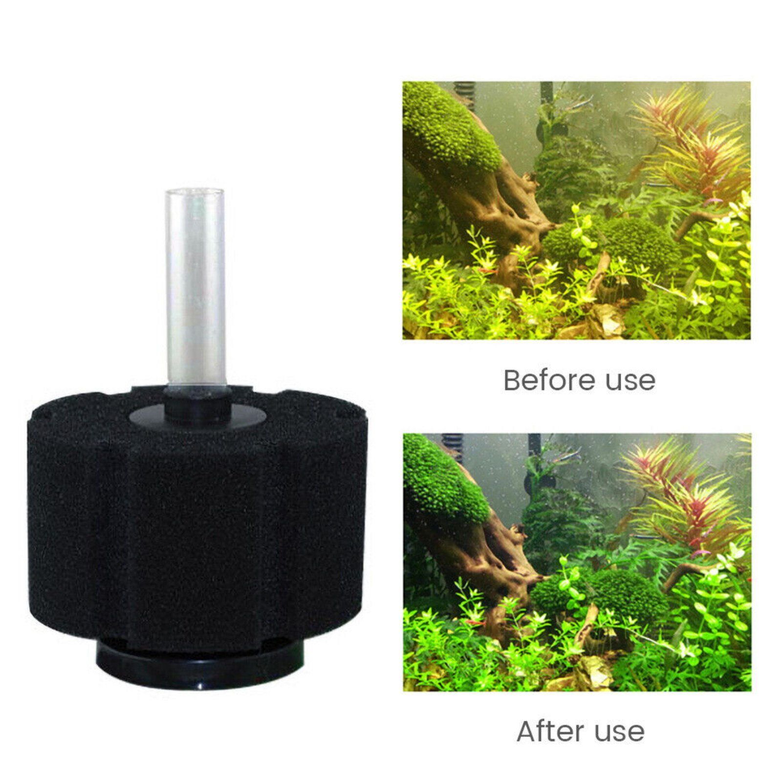 Aquarium Water Fish Tank Foam Air Sponge Filter Biological Type 6