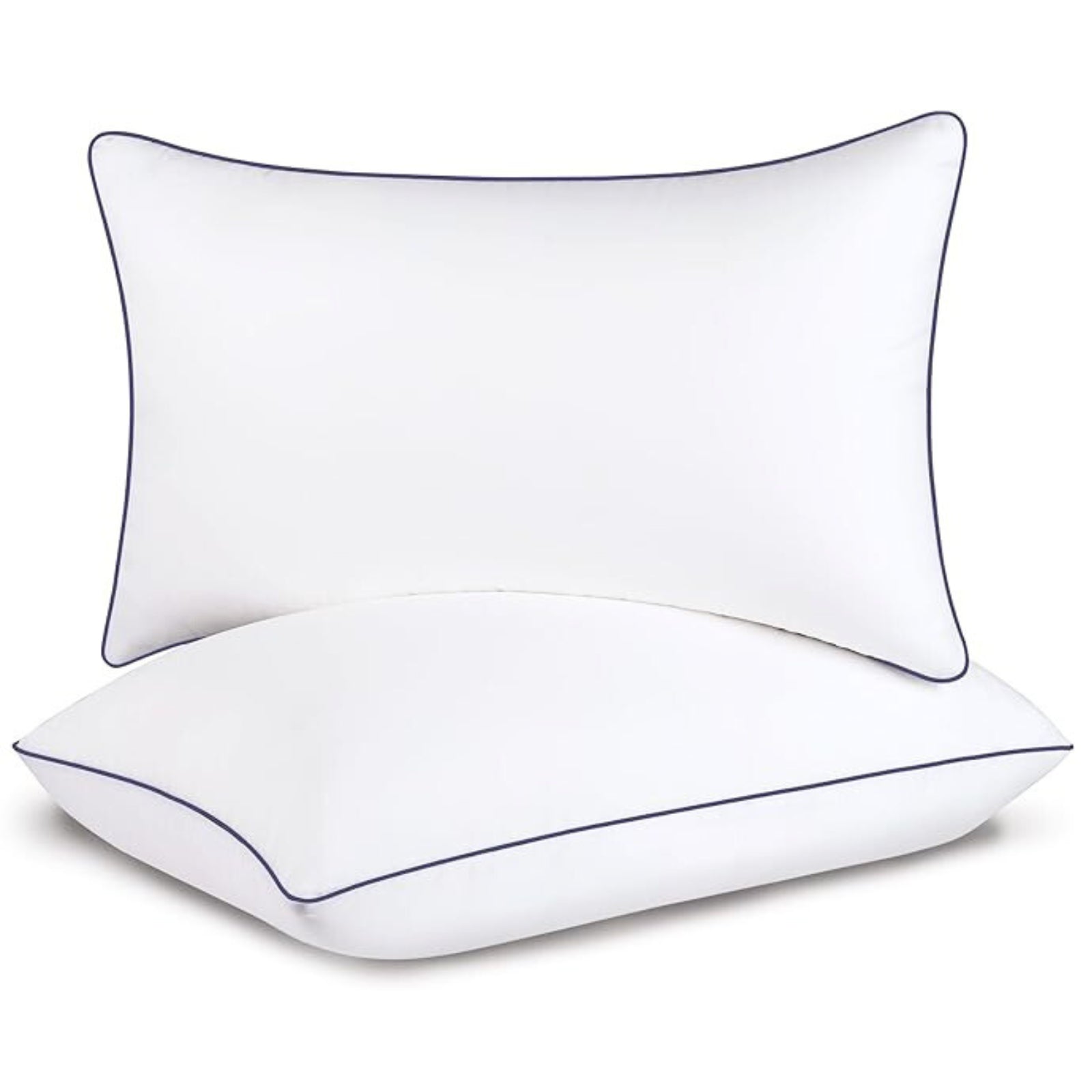2 Pack Ultra Standard Size Soft Breathable Quality Bamboo Pillows Hotel Quality