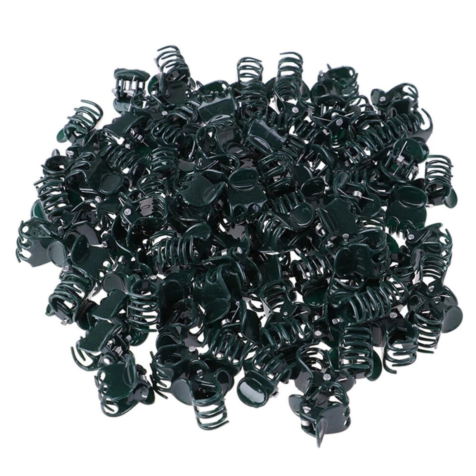 100pcs Vegetable Garden Flower Orchid Plant Plastic Support Clips Stake Holding