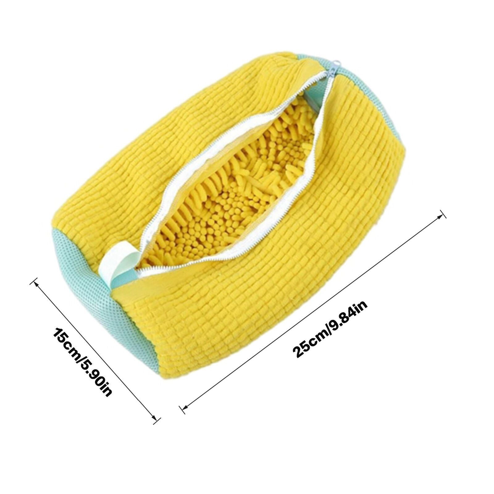 Reusable Shoe Protection for Washing Machine 2pcs Shoes Laundry Bag Yellow