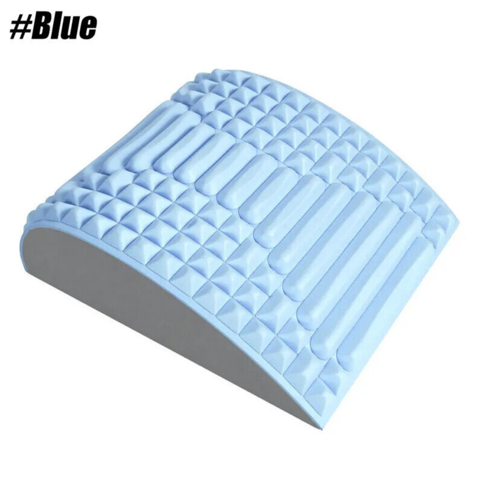 Neck And Back Stretcher Cracker Lumbar Stretcher Refresh Pain Relief Blue