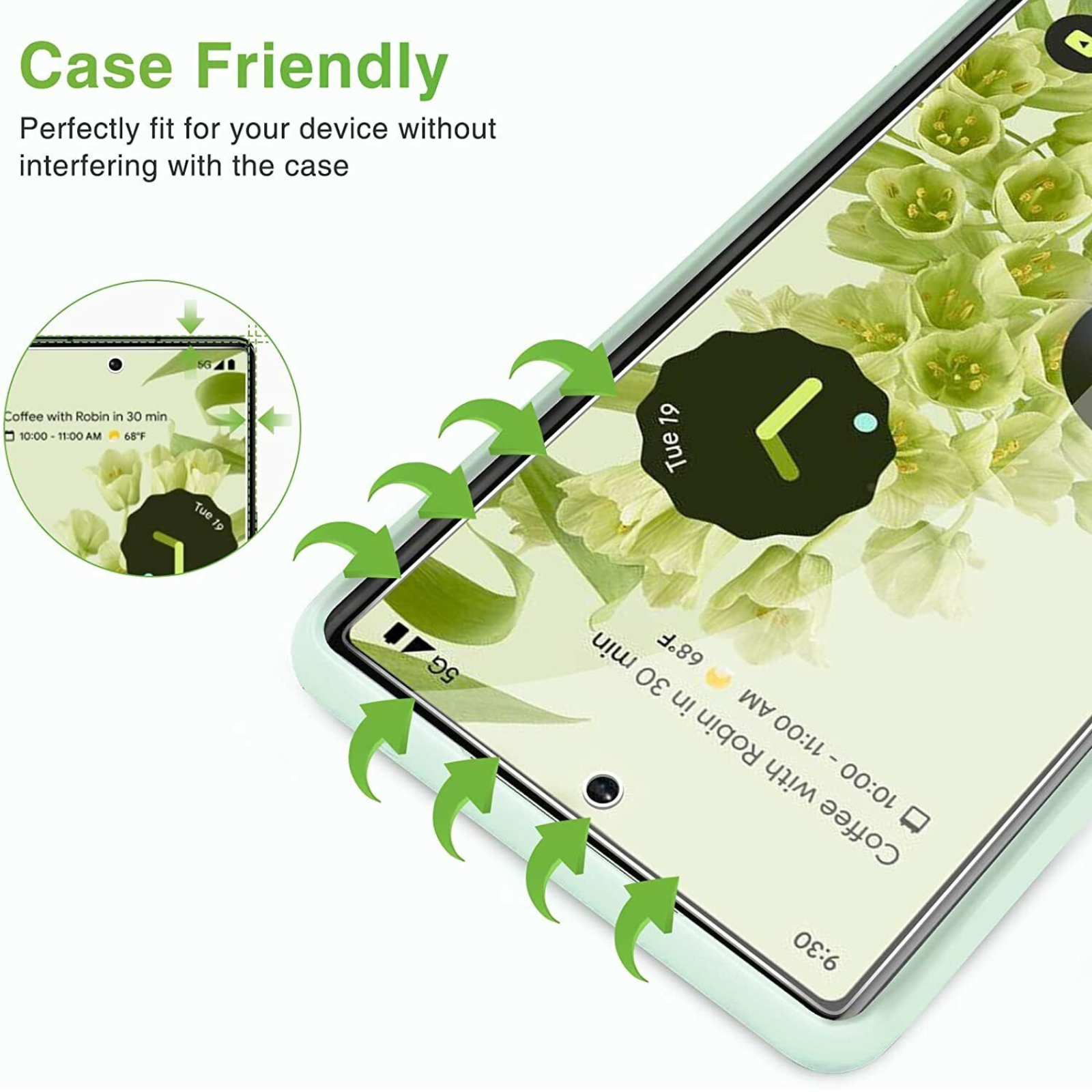 Screen Protector For Google Pixel 8 Pro Maxshield Tempered Glass