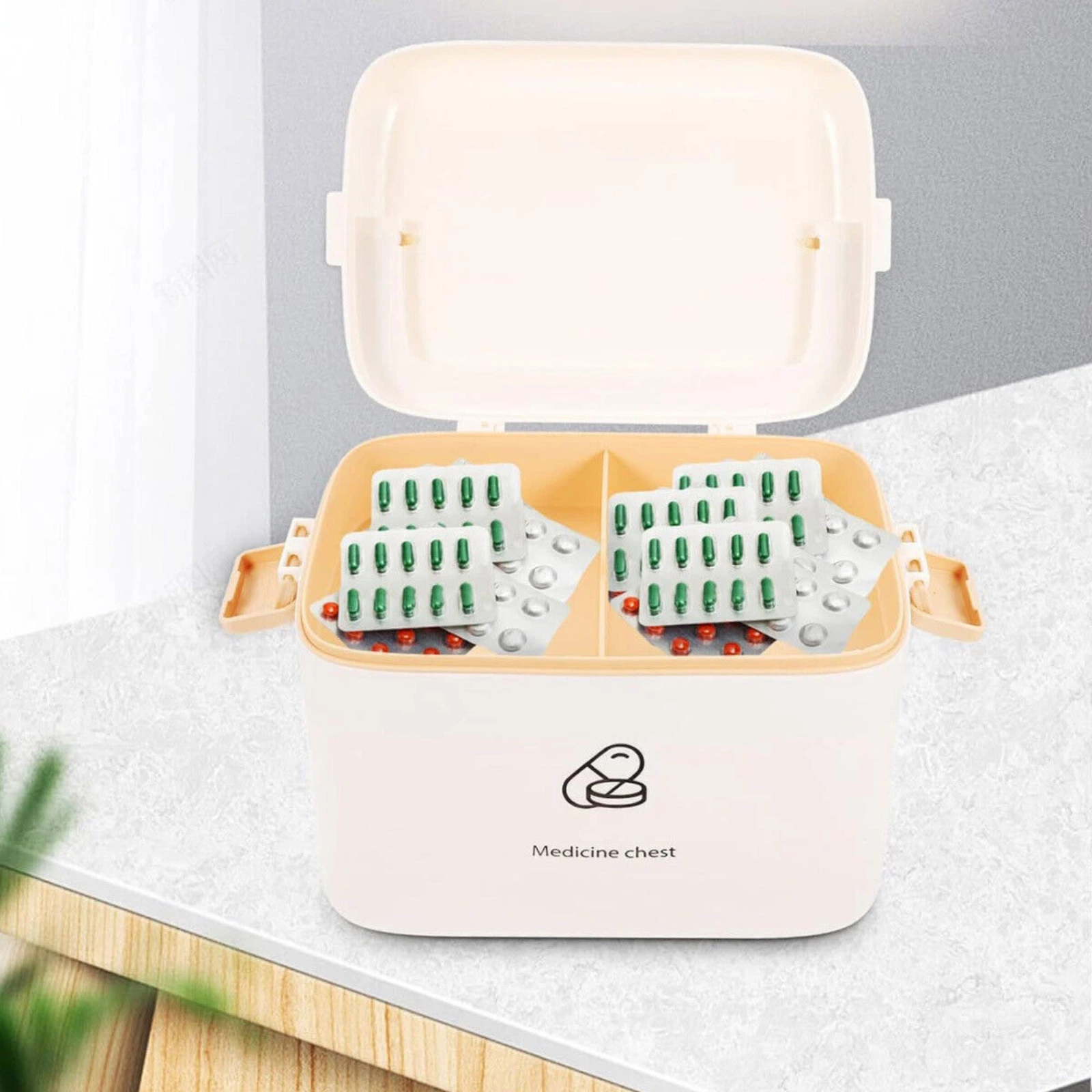 Household Organizer Medicine Cabinet for Storage Compact and Easy Access