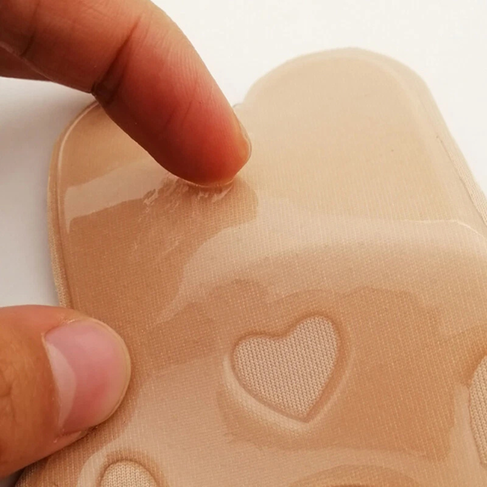 Beige Invisible Rabbit Silicone Bra Strapless Self-Adhesive Push-Up