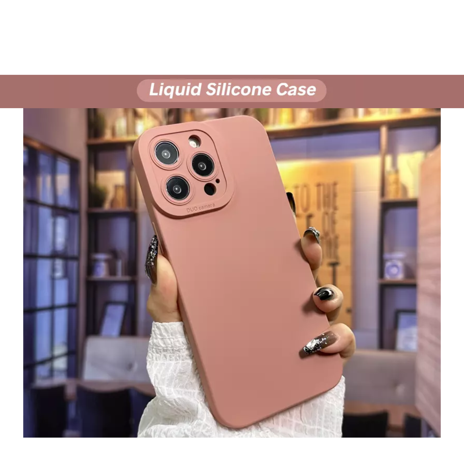 Camera Lens Cover Shockproof Silicone Case For Apple iPhone 13 Pro Pink