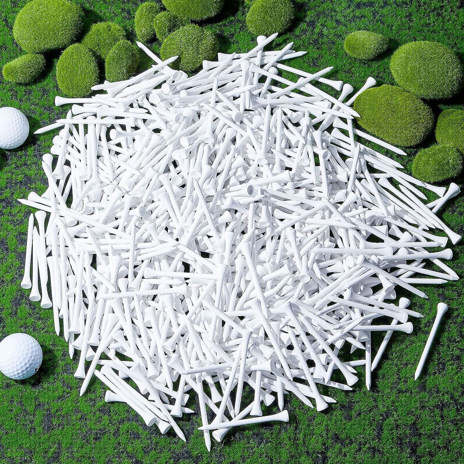 54mm Golf Tees Wood 100pcs Supplies Ball Wooden Tees Accessories