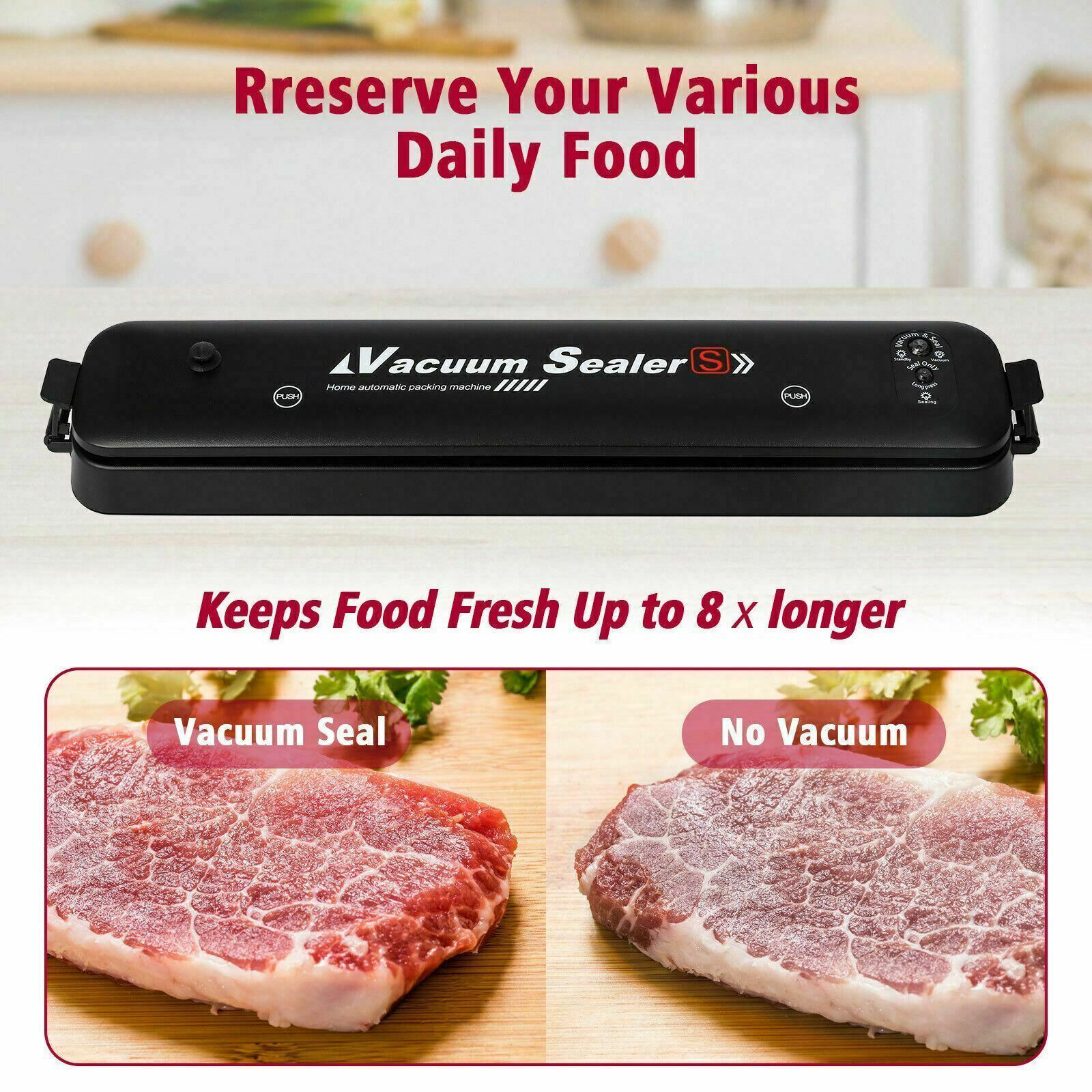 Upgraded Version Food Packing Machine Automatic Vacuum Sealer