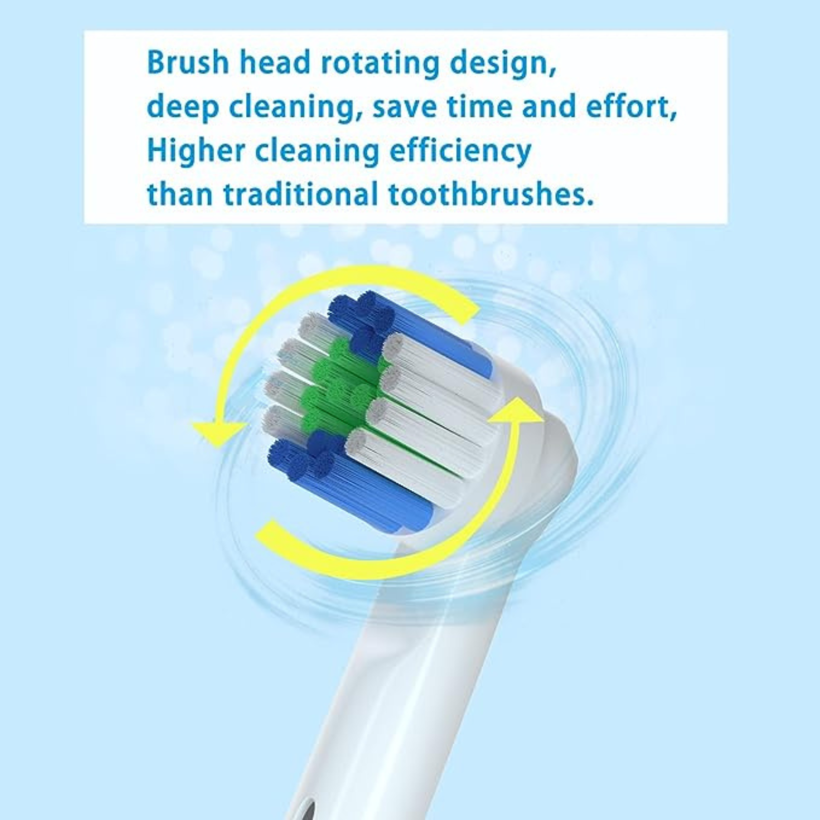 4 Oral B Heads Compatible Replacement Brush Electric Toothbrush