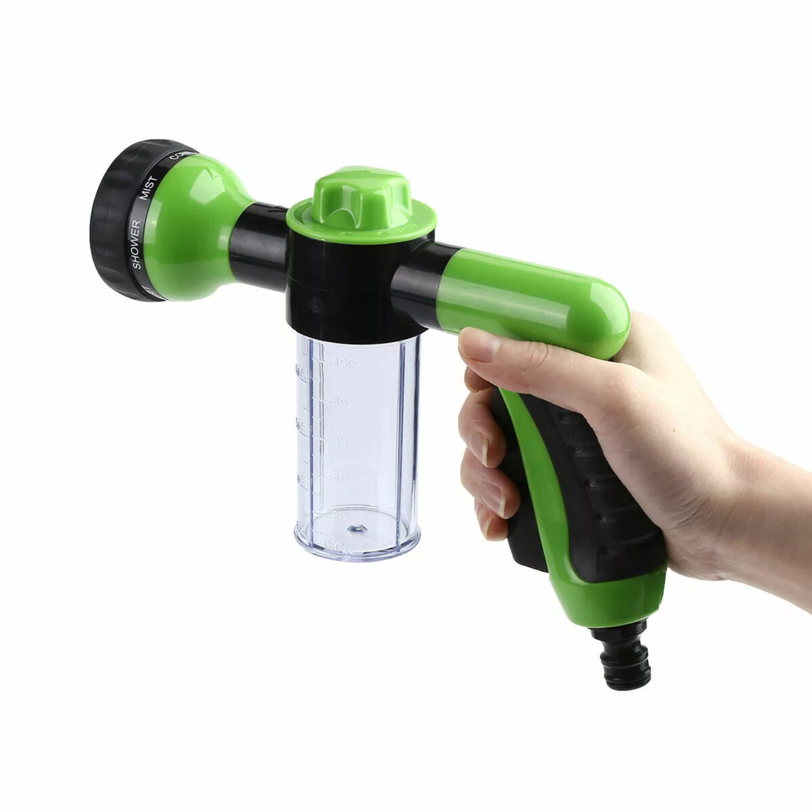 Green Dispenser Pup Multi-point Tool 1PCS Portable Dog Jet Spray Gun With Soap