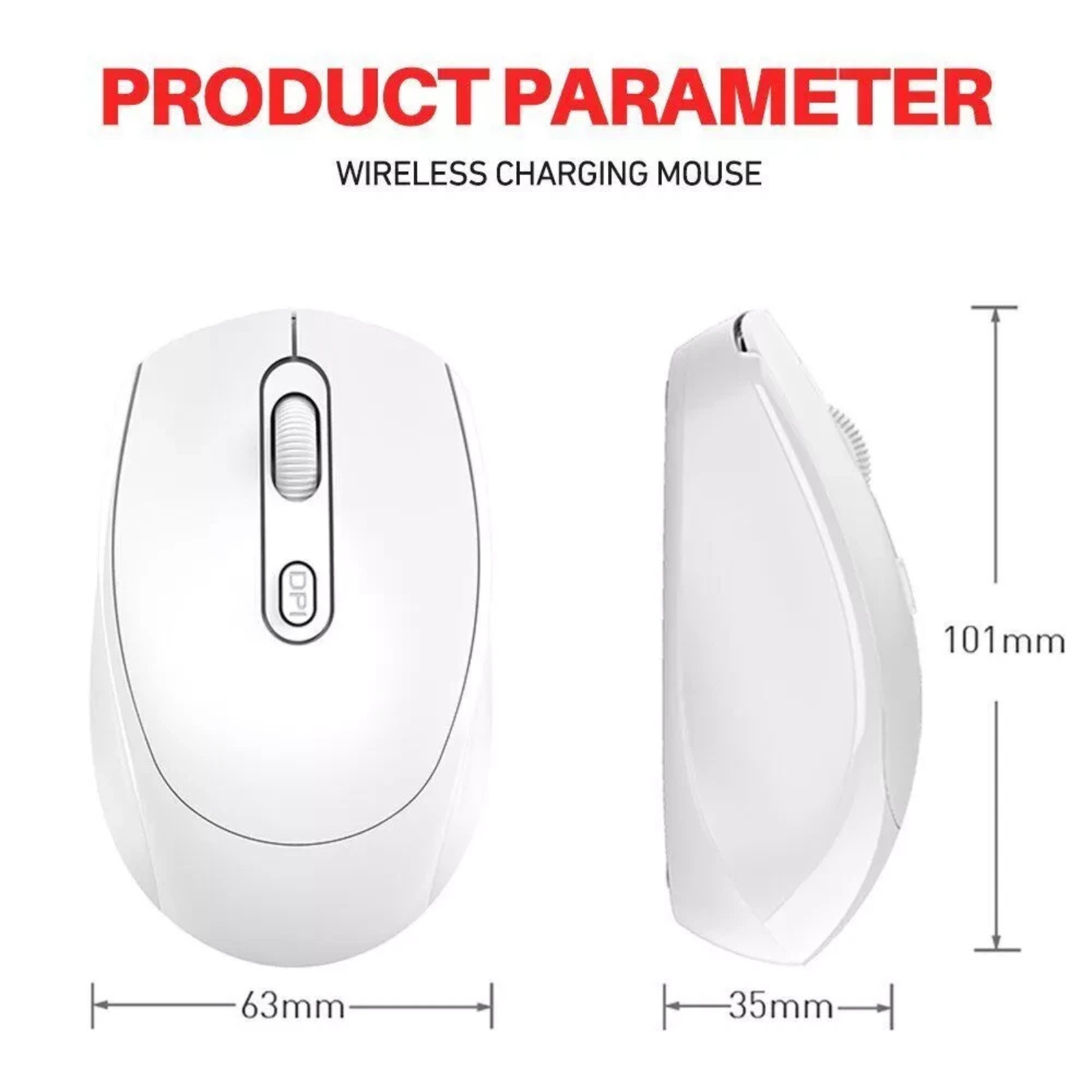 2.4G+Bluetooth Computer Mouse Wireless Mouse Rechargeable Bluetooth Mouse