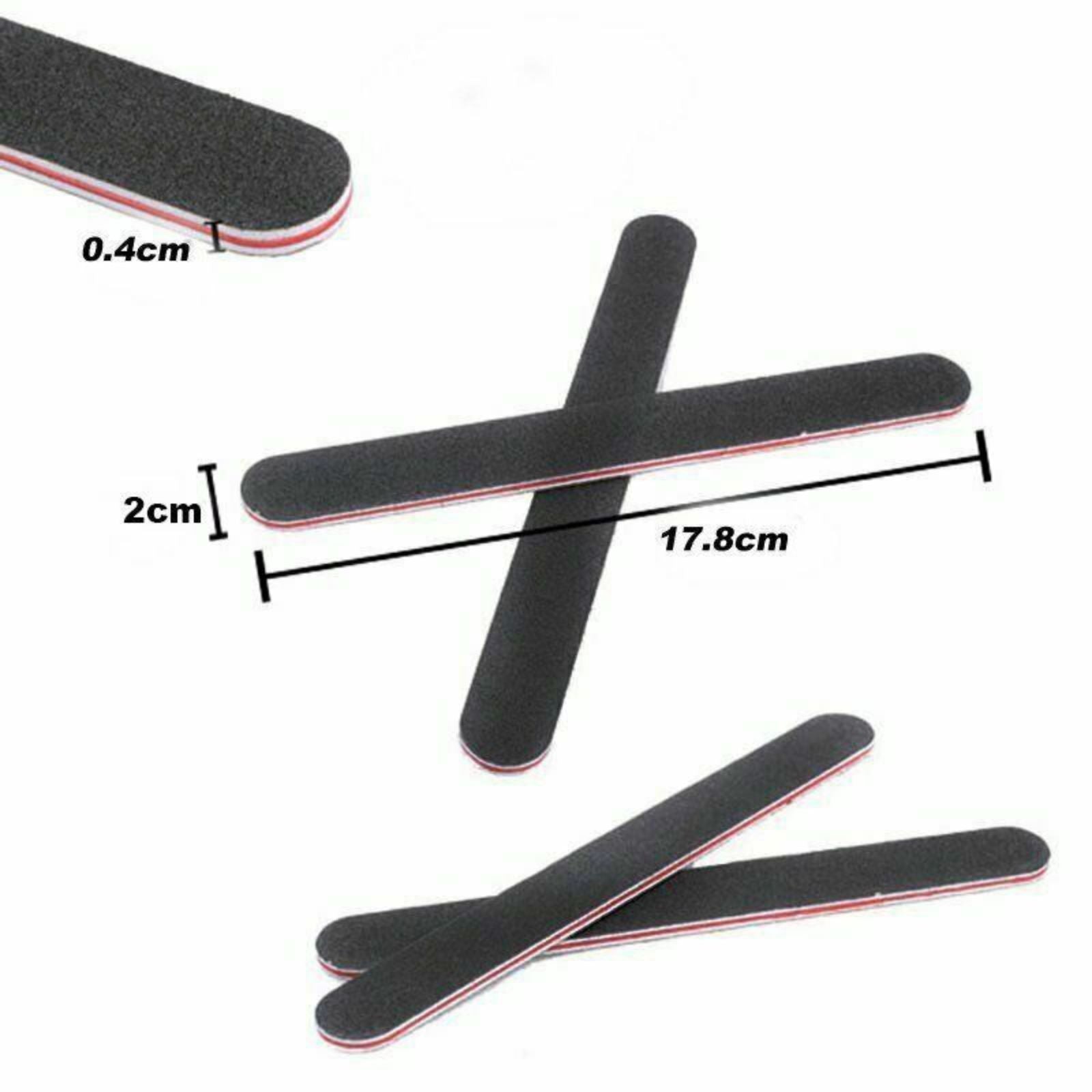 Sanding Buffer Grit Nails Filer Manicure Art Pedicure Nail Files Emery Gel 10pcs
