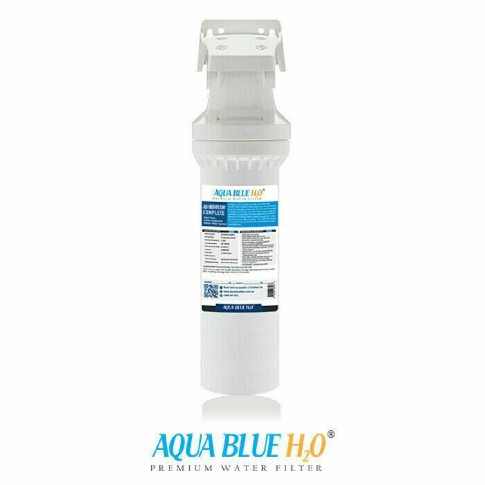 Undersink Water Filter System Inline 4 Stage - AB High Flow Complete Kit