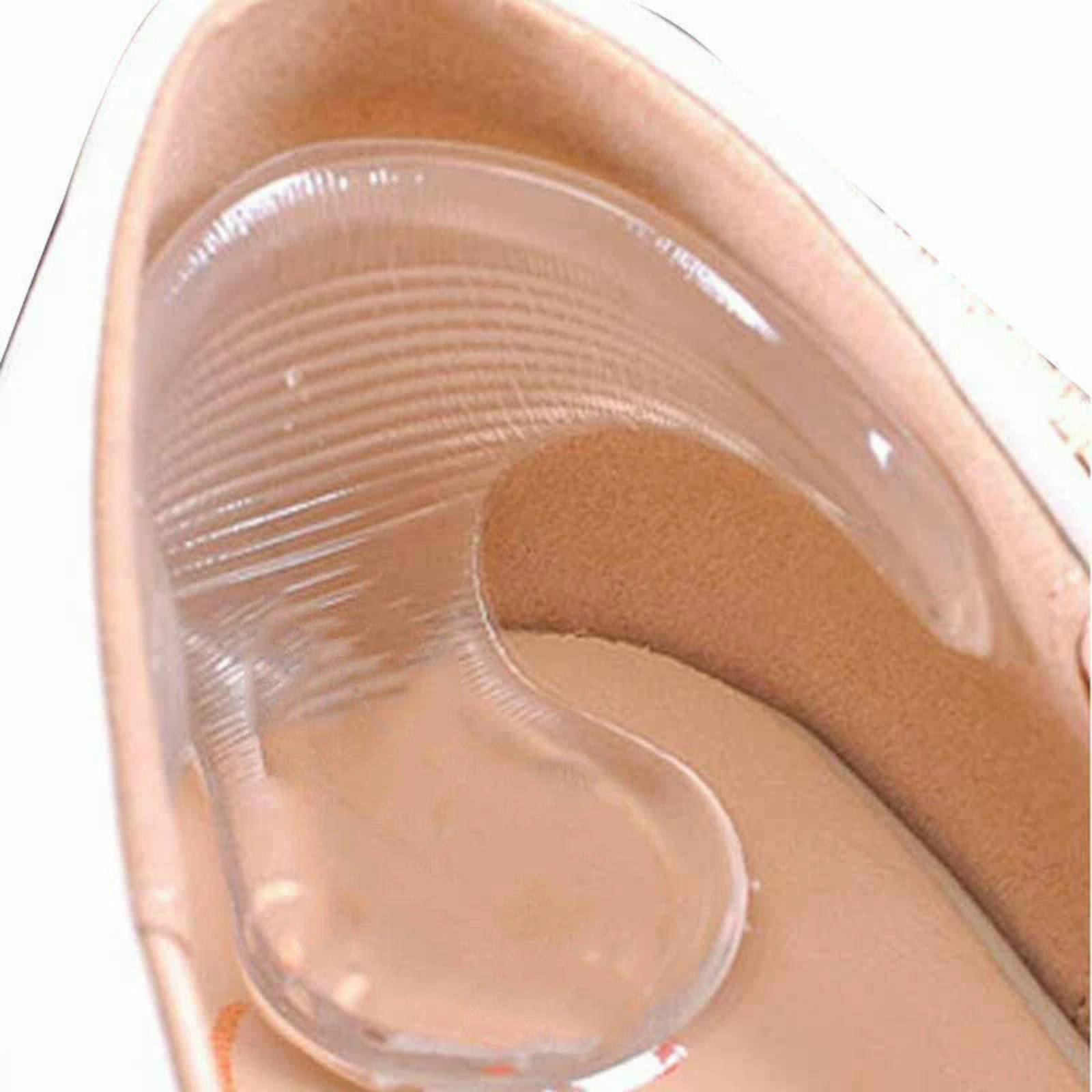 Heal Protector Cushion Pad Gel Grips Silicone Shoe High Heel Insole 2x