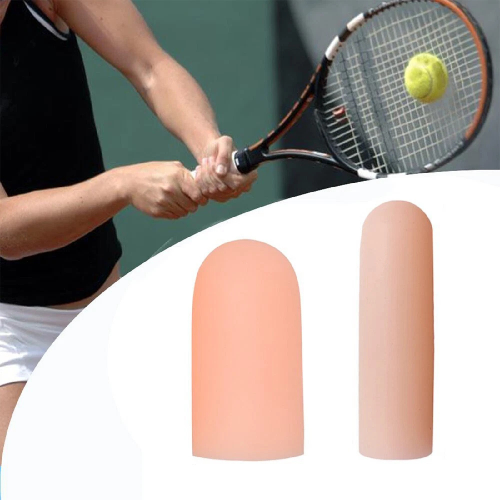 Finger Protector Silicone Tube Caps Safety Shield Nail Guard Cover