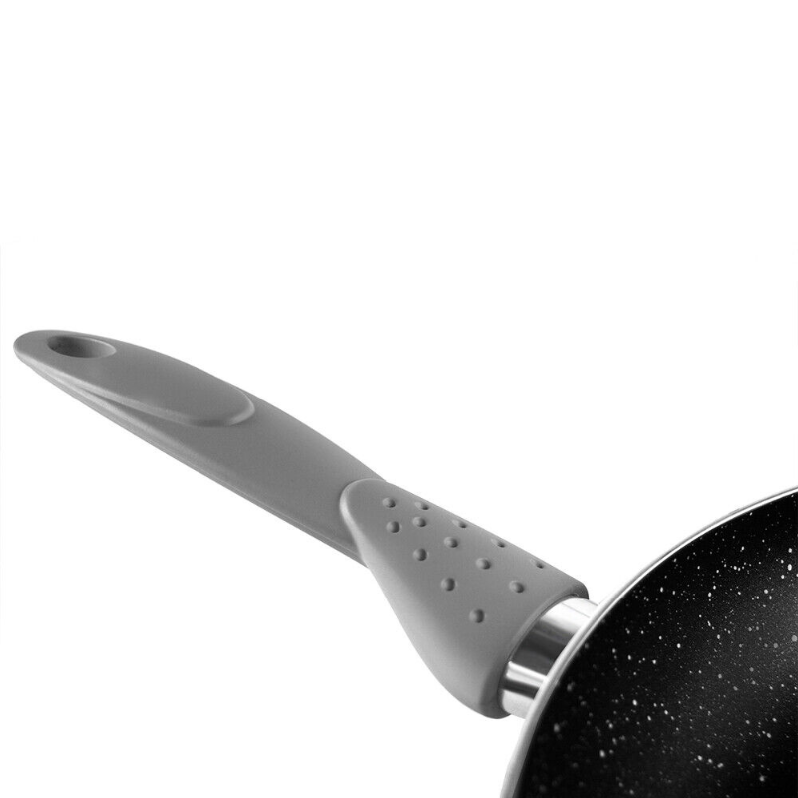 Non-stick Coated Cookware Frypan Set Stone Magic Ceramic Marble Stone Grey