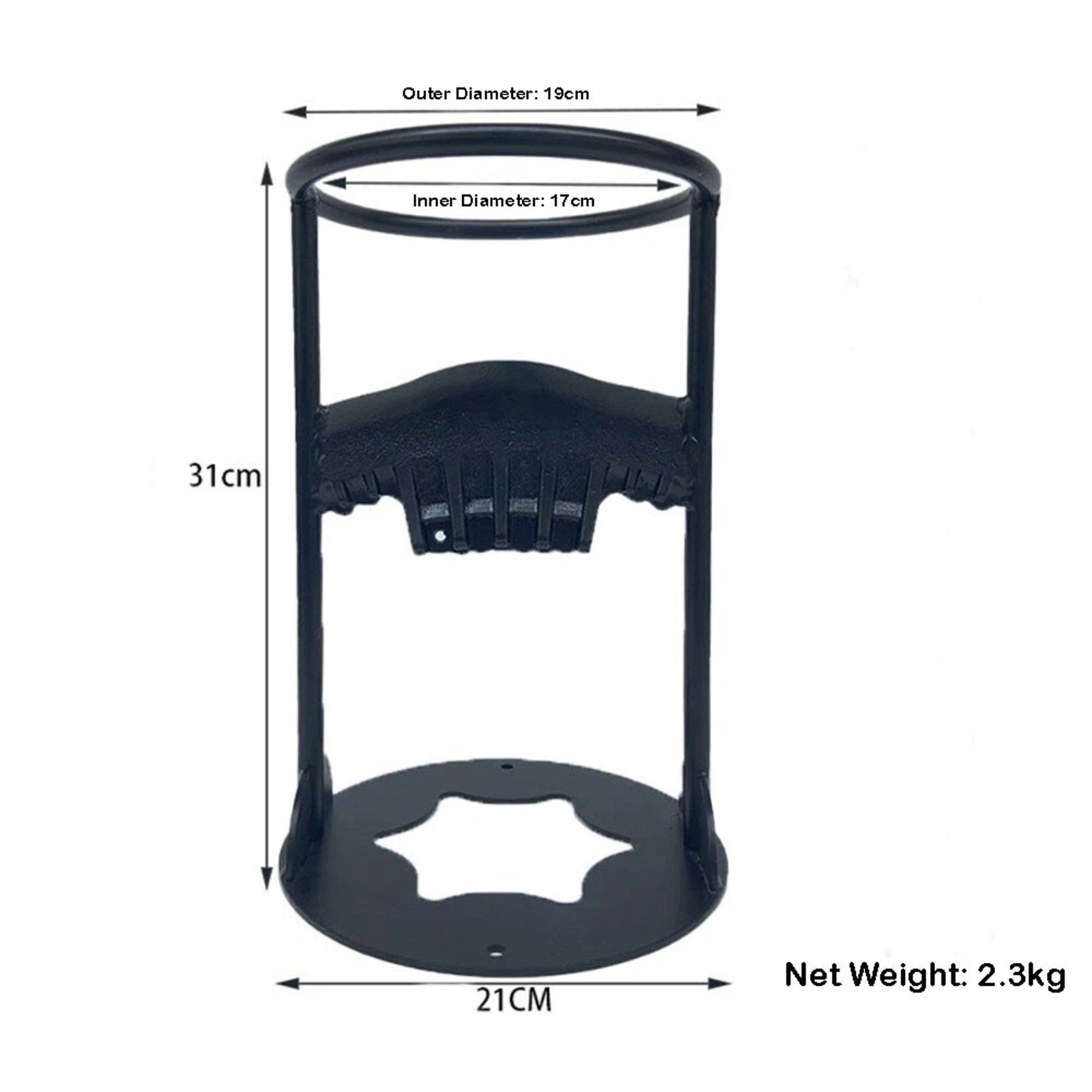 Cast Iron Heavy Duty Outdoor Manual Log Splitter Tool Firewood Kindling Splitter
