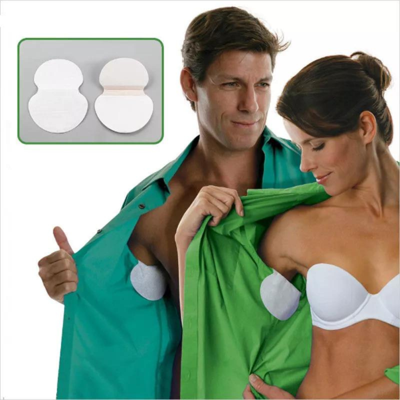 100pcs Sweat Guard Absorbent Perspiration Shields Underarm Armpit Sweat Pads