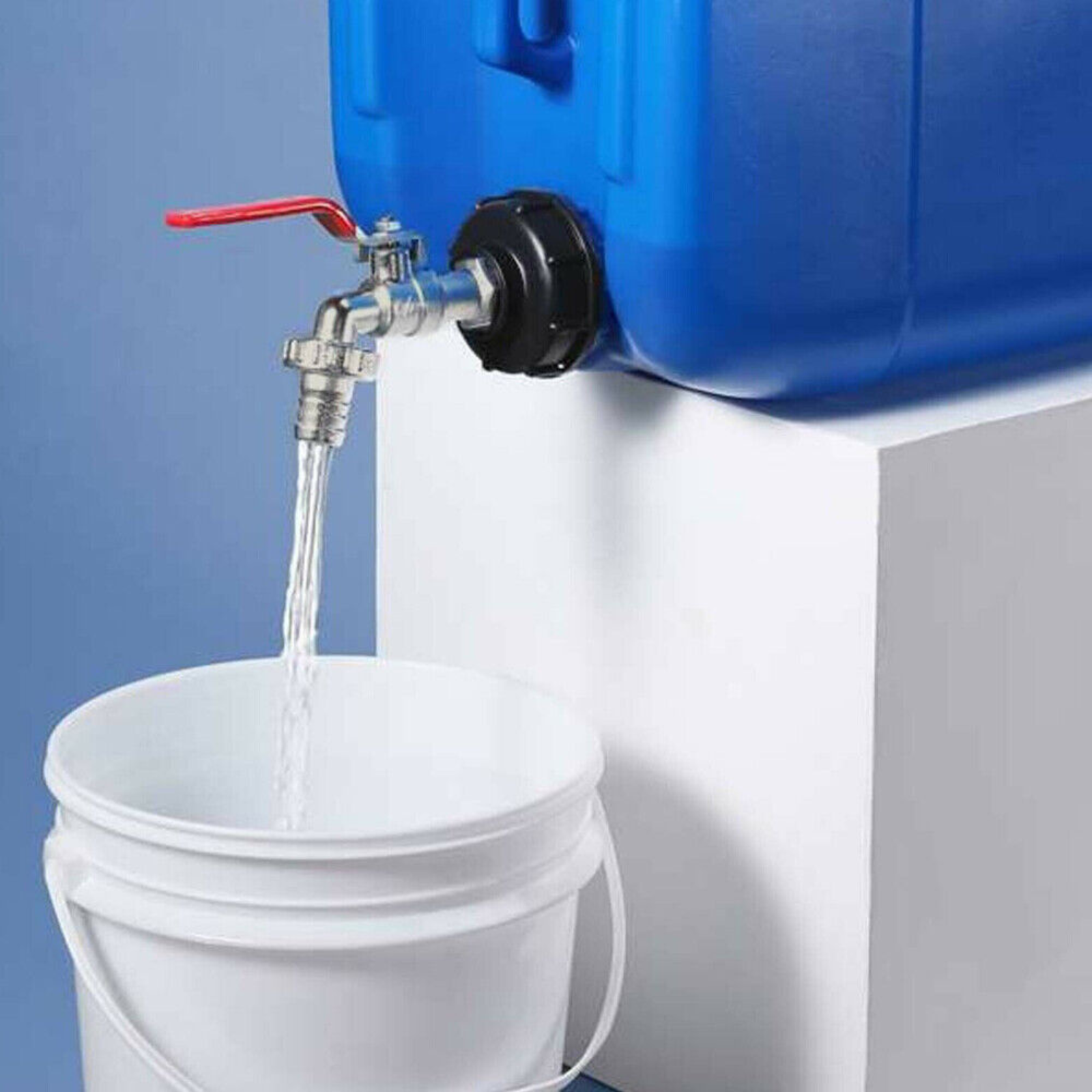 Water Tap Hose IBC Tank to 1/2"Connector Adapter Fittings Tool S60X6 Yard Garden